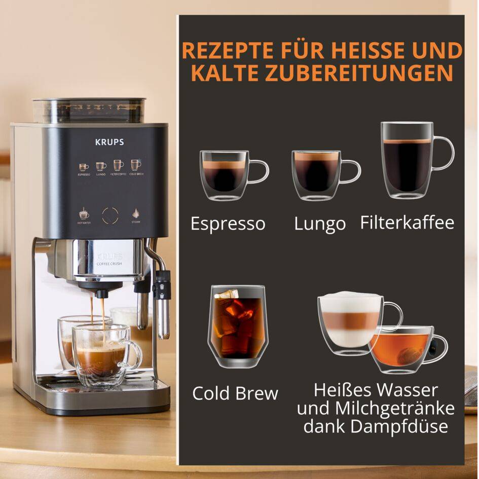 Coffee Crush Experience, Espresso-Kaffeevollautomat, SA403B