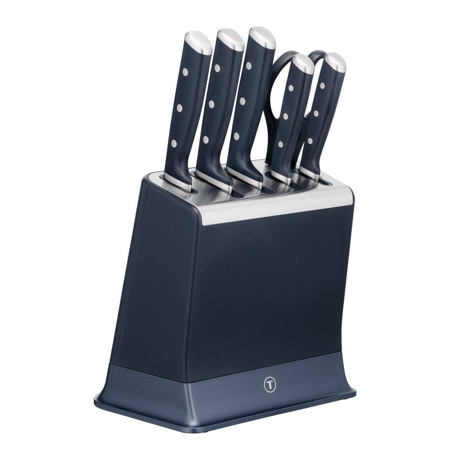 EverSharp Pro 6-teiliges Messer-Set mit selbstschärfendem Messerblock K297S7