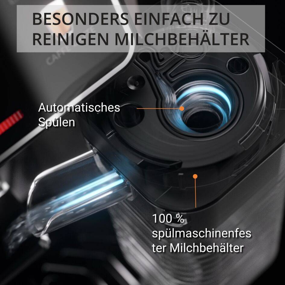 Sensation Milk M50, Kaffeevollautomat, 6 Kaffee- und Latte-Spezialitäten
