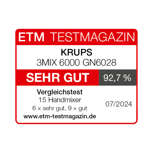 3MIX 6000 Handmixer Schwarz GN6028