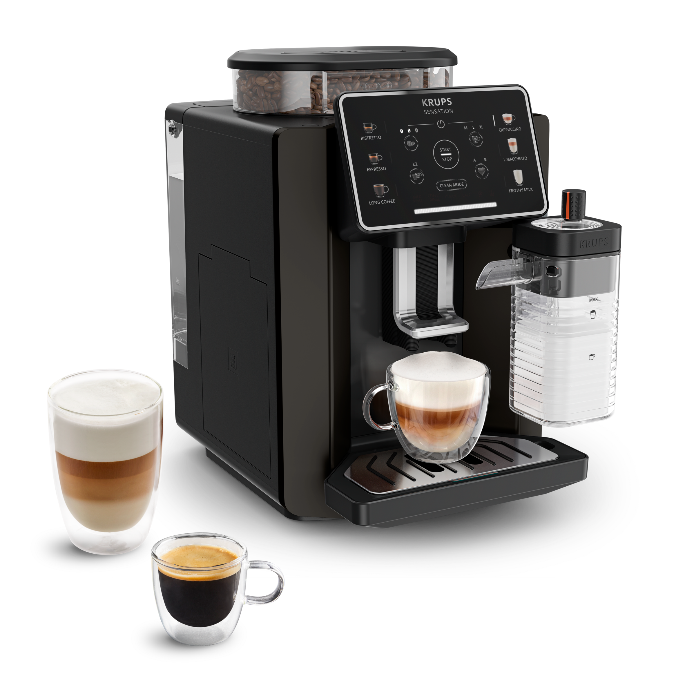 Sensation Milk M50, Kaffeevollautomat, 6 Kaffee- und Latte-Spezialitäten