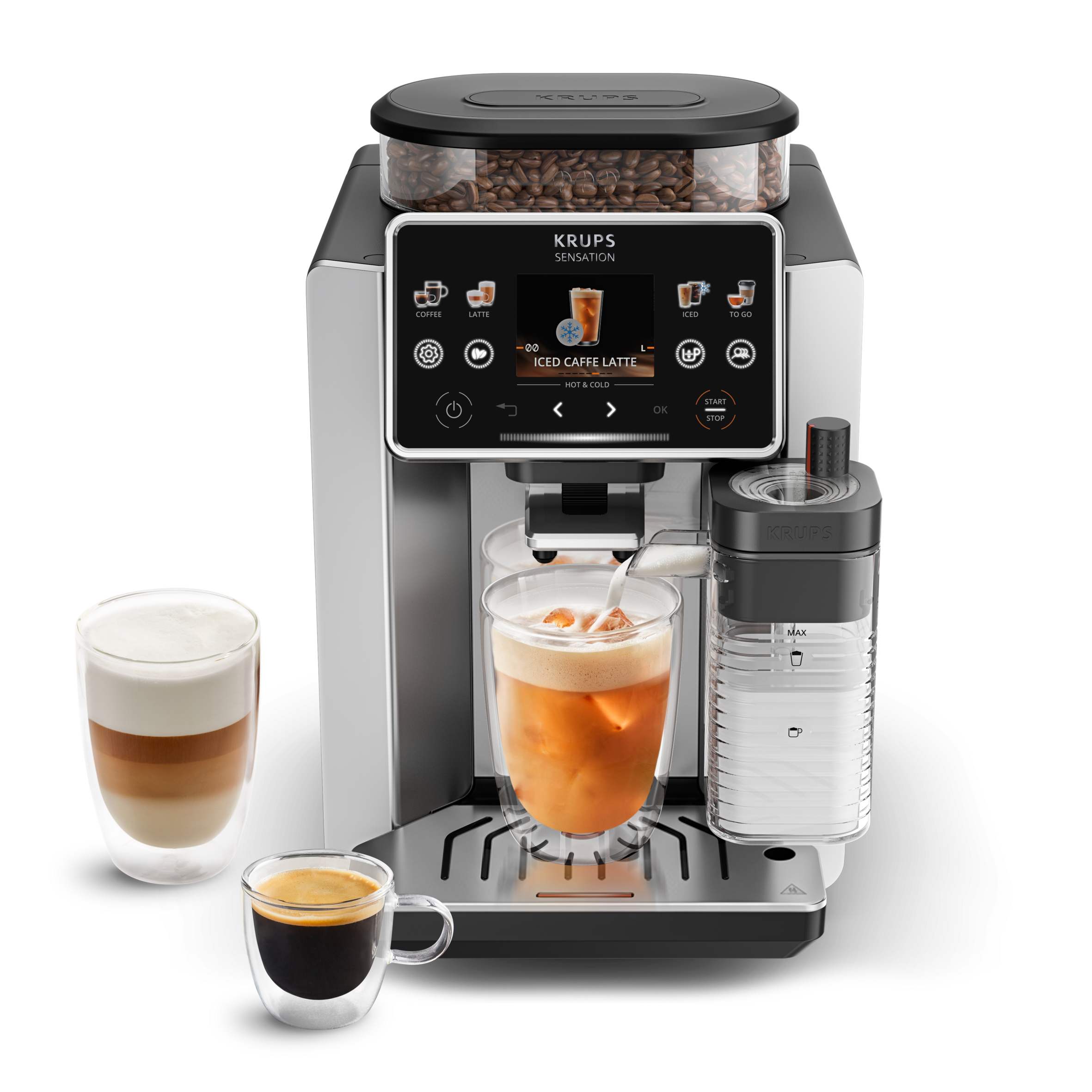 Sensation Elite Hot & Cold, Espresso-Kaffeevollautomat, 30 Rezepte
