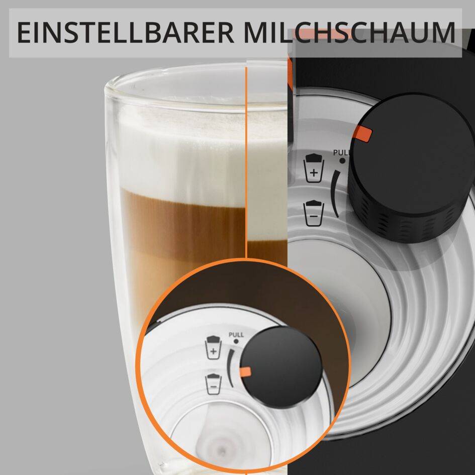 Sensation Milk M50, Kaffeevollautomat, 6 Kaffee- und Latte-Spezialitäten