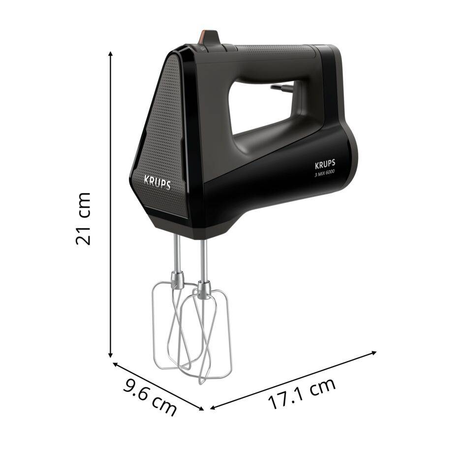 3MIX 6000 Handmixer Schwarz GN6028