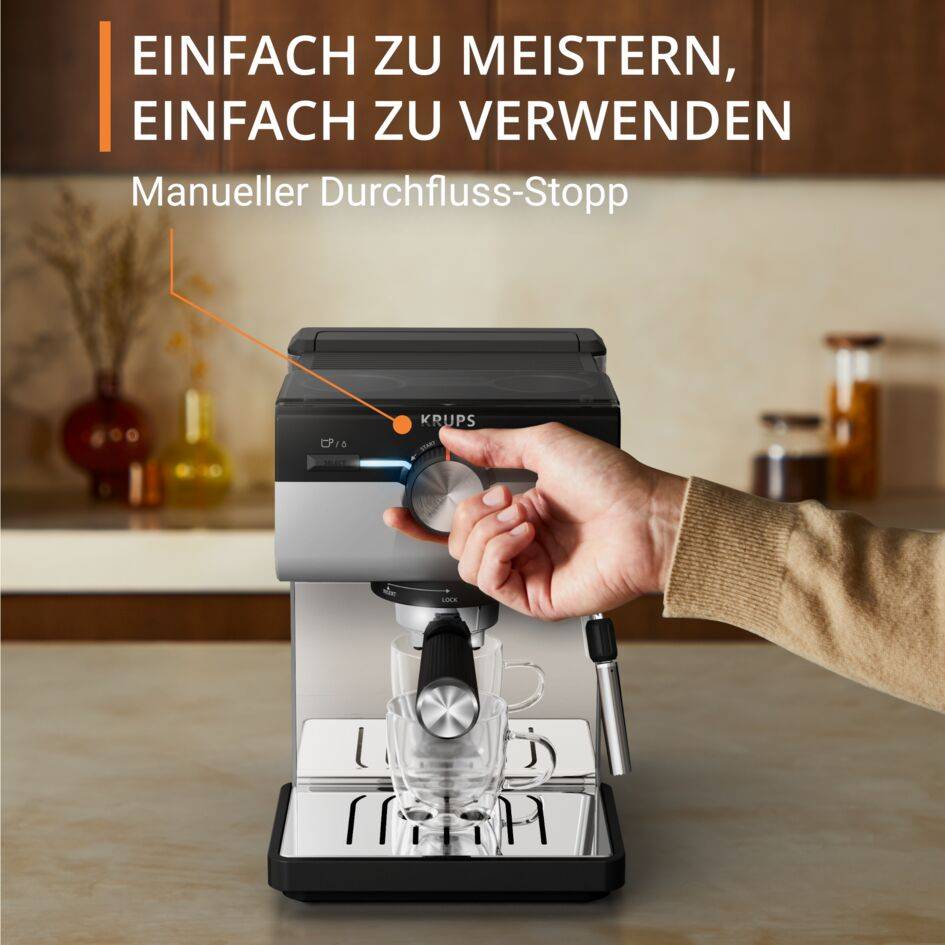 Authentic+ Siebträgermaschine XP384E