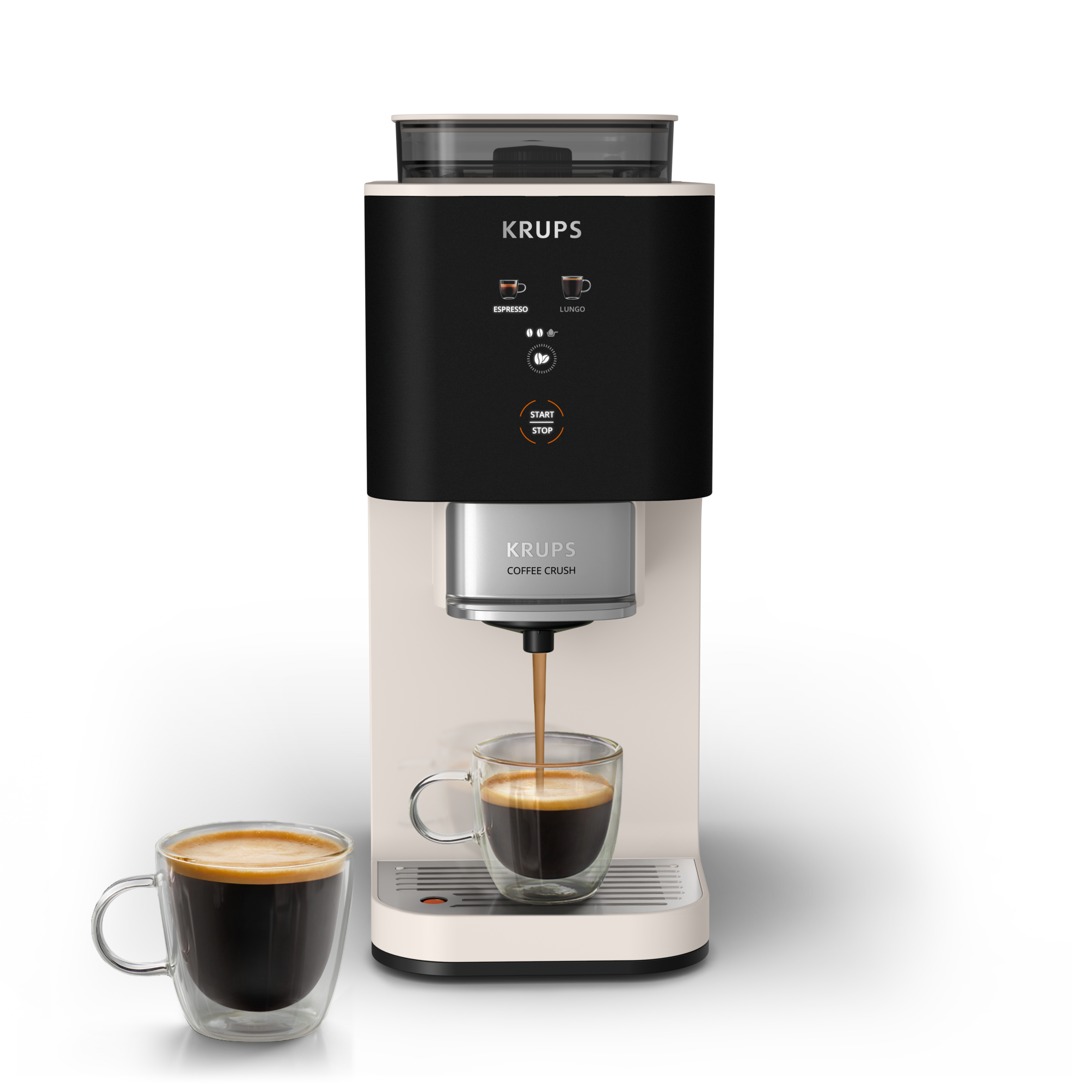 Coffee Crush, Espresso-Kaffeevollautomat, kompaktes Design