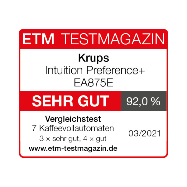 Intuition Preference+ Kaffeevollautomat EA875E