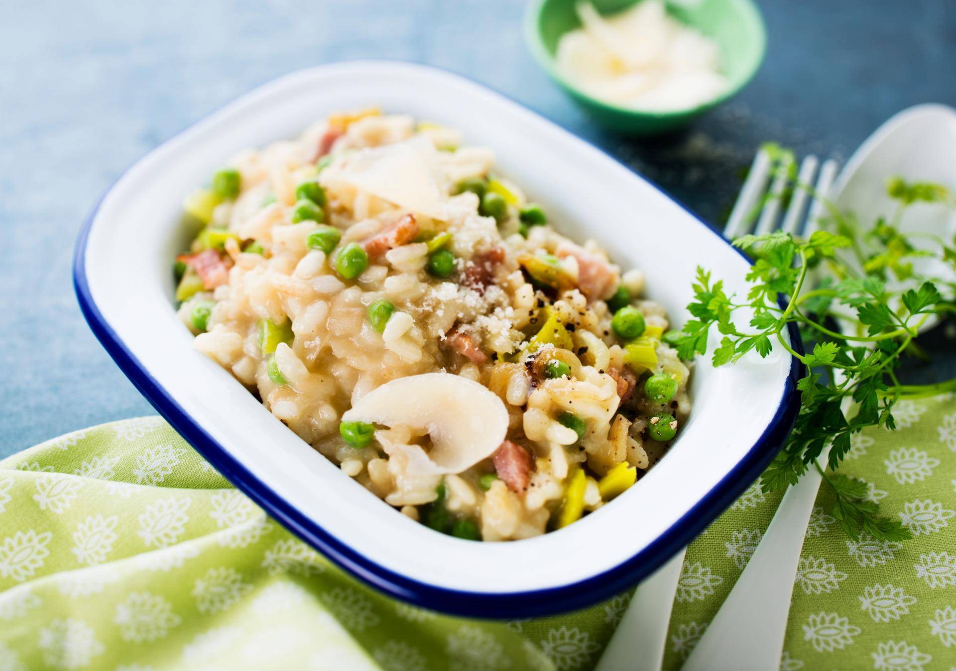 Erbsen-Schinken-Risotto - Rezepte Cookeo | Krups