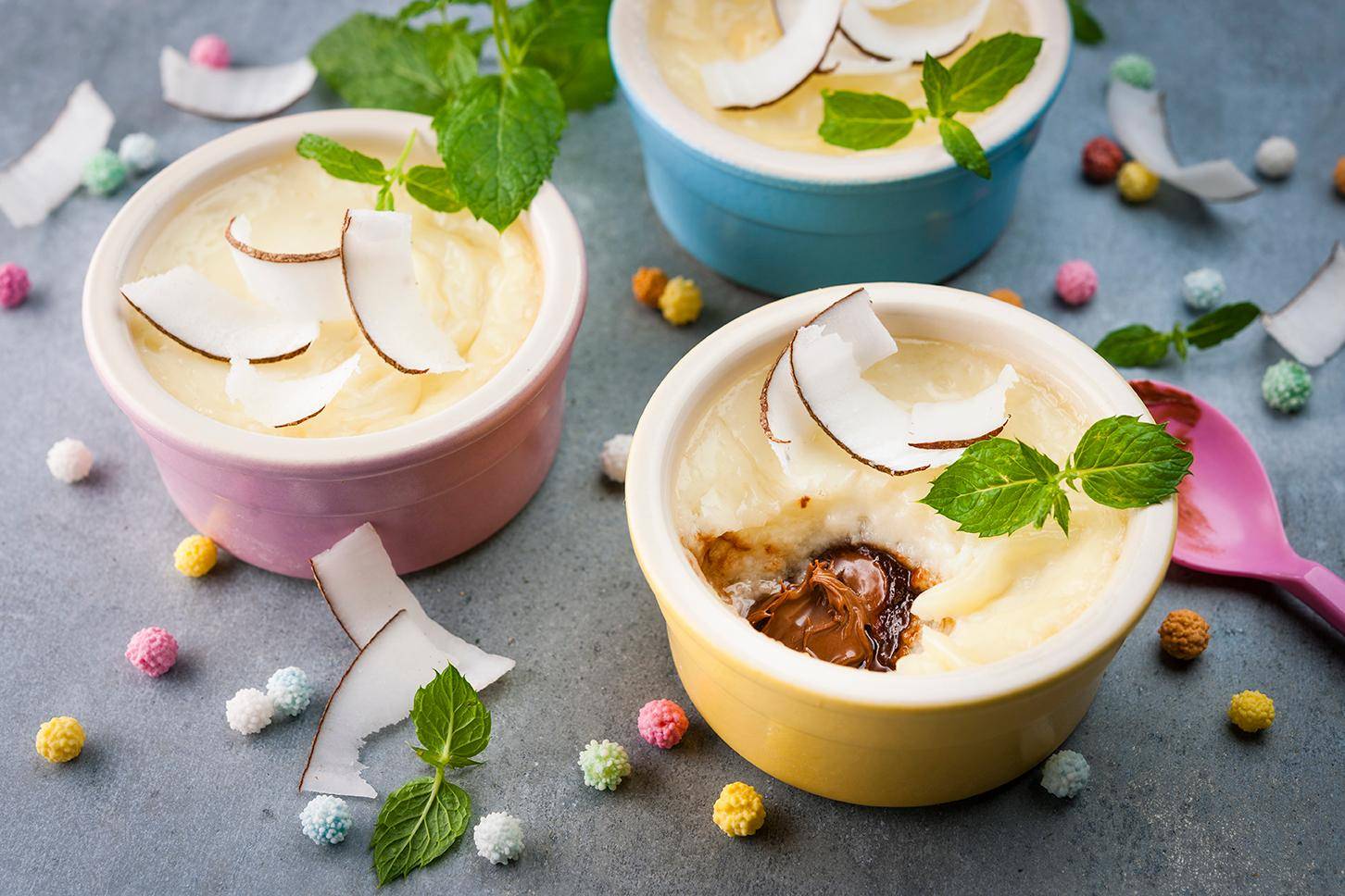 Kokosnuss- und Schokocreme - Rezepte Cookeo | Krups