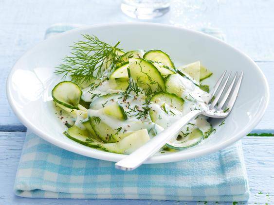 Gurkensalat mit Joghurt-Dressing - Rezepte Prep & Cook Connect XL | Krups
