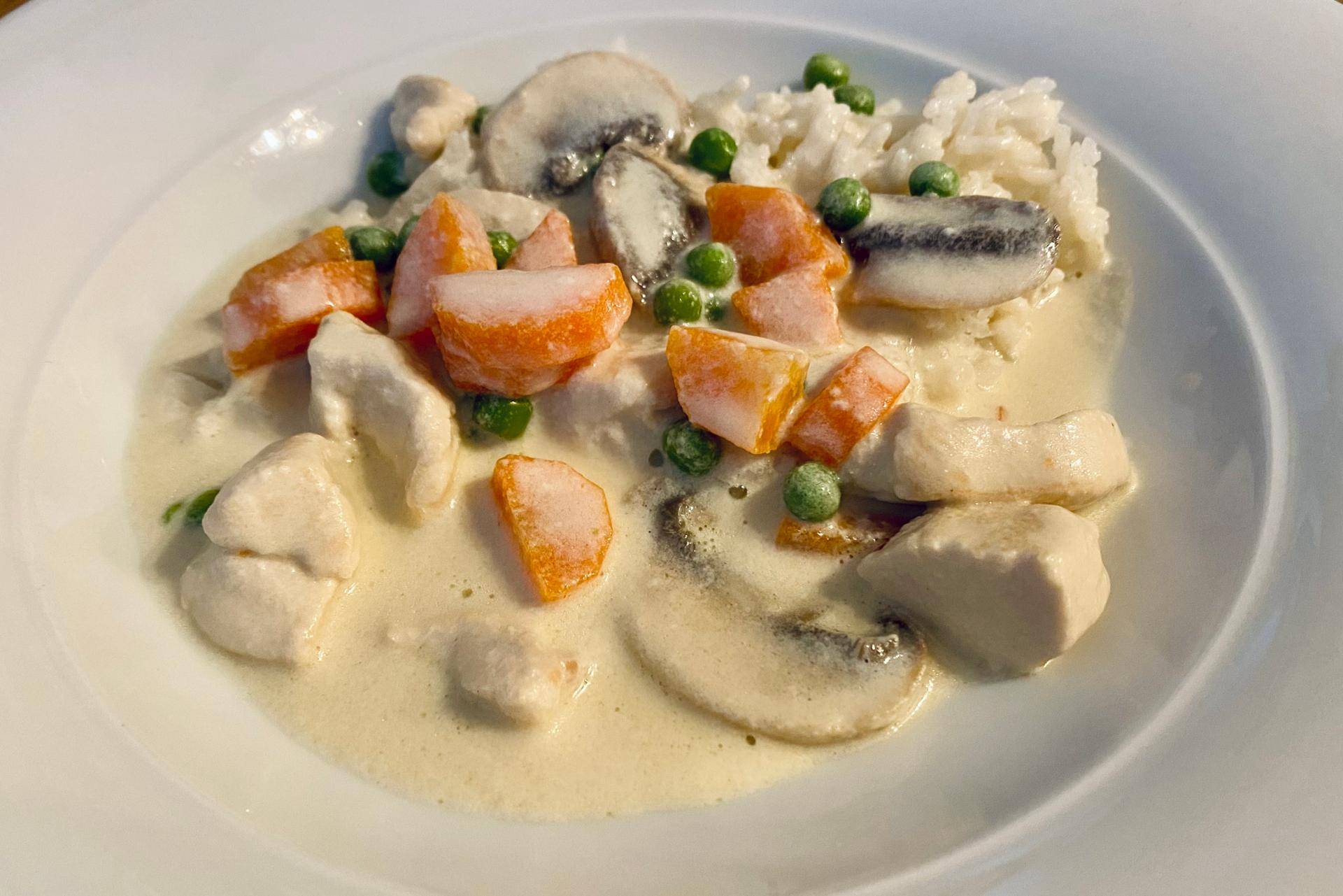 Hühnergeschnetzeltes mit Gemüse - Rezepte Prep & Cook Connect XL | Krups