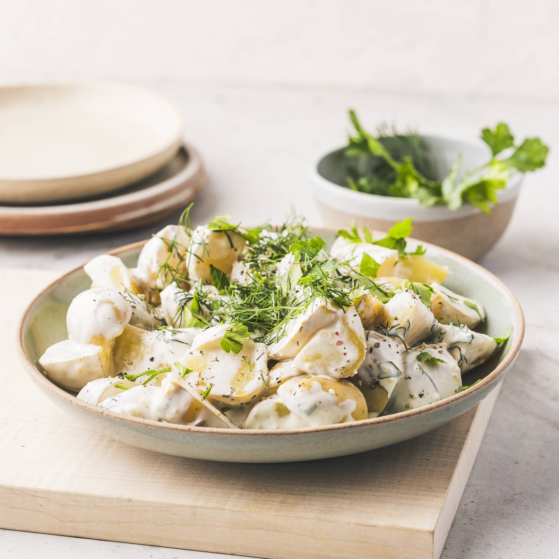 Gesunder Kartoffelsalat - Rezepte Cookeo 9in1 | Krups