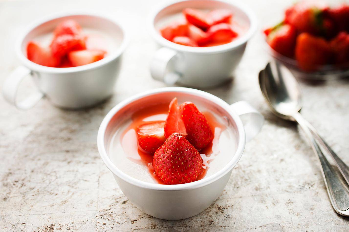 Panna Cotta mit Erdbeeren - Rezepte Cookeo | Krups