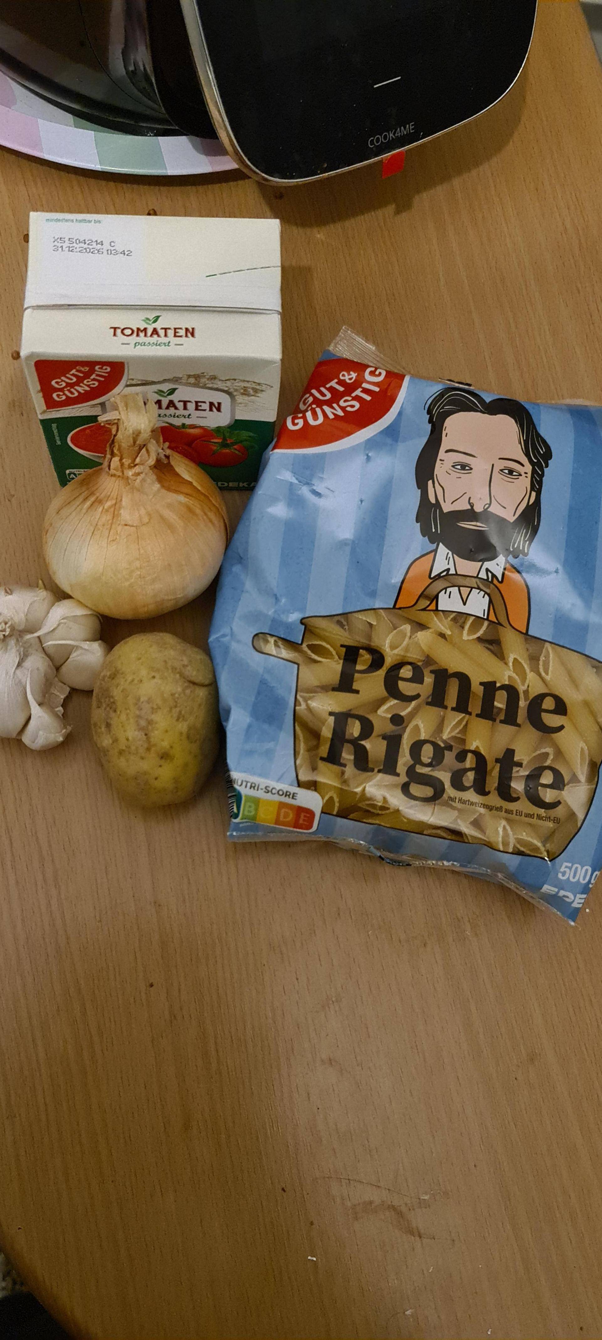 Nudeln mit Tomaten-Kartoffelsoße - Rezepte Cookeo V3 | Krups