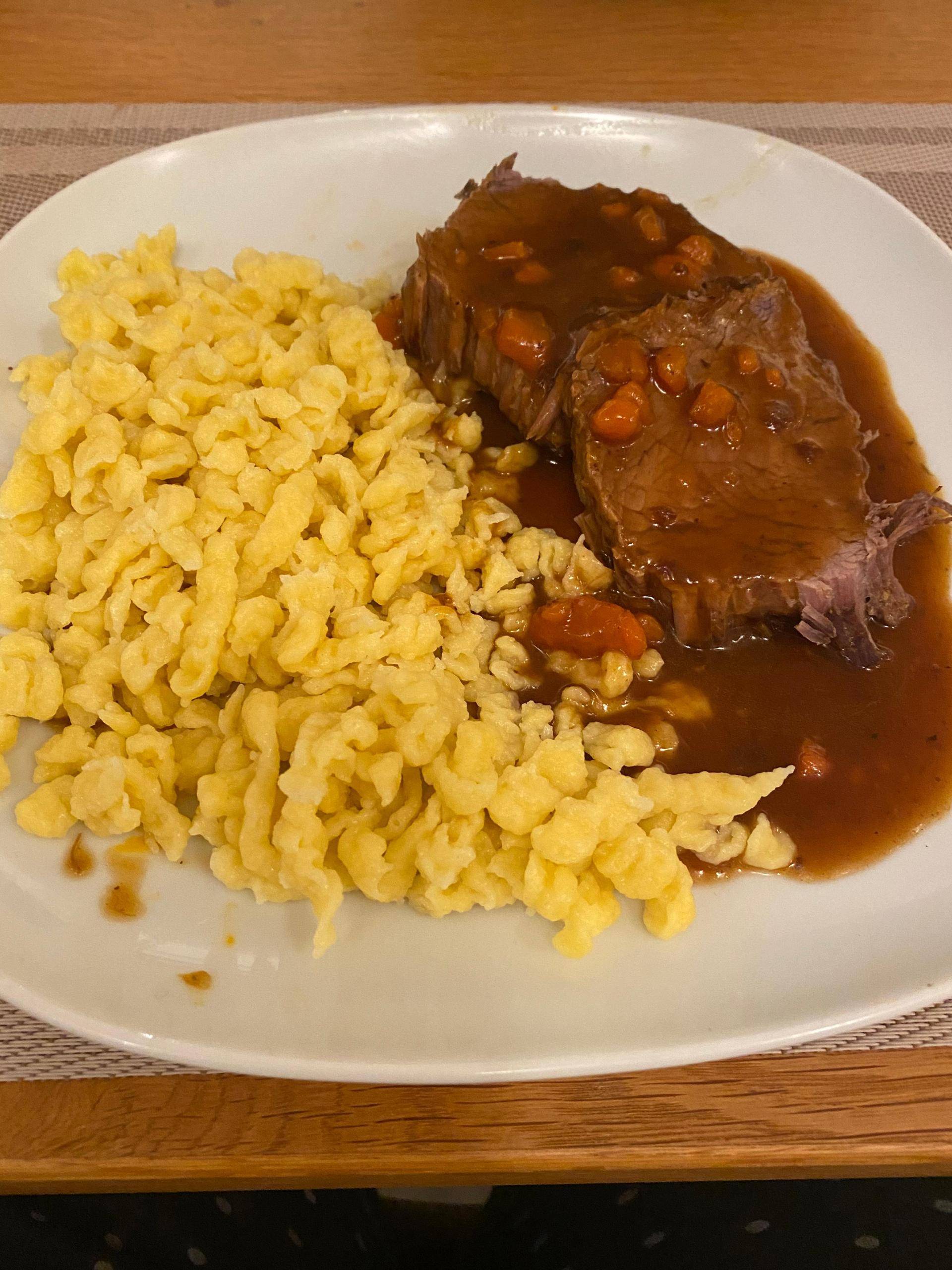 Rinderbraten mit Spätzle - Rezepte Cookeo | Krups