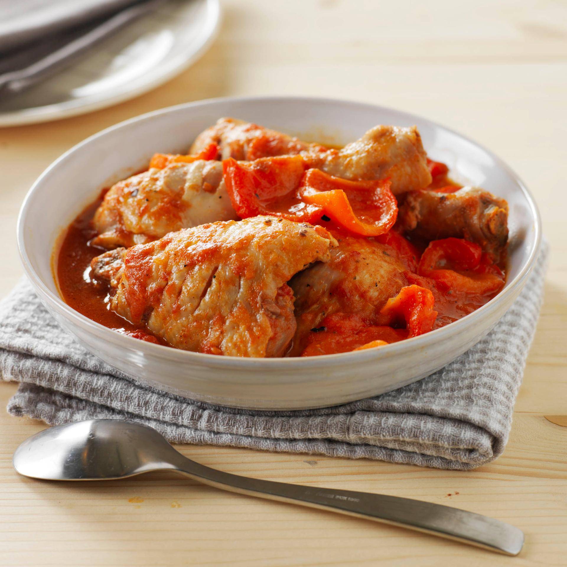 Huhn nach baskischer Art - Rezepte Prep & Cook | Krups