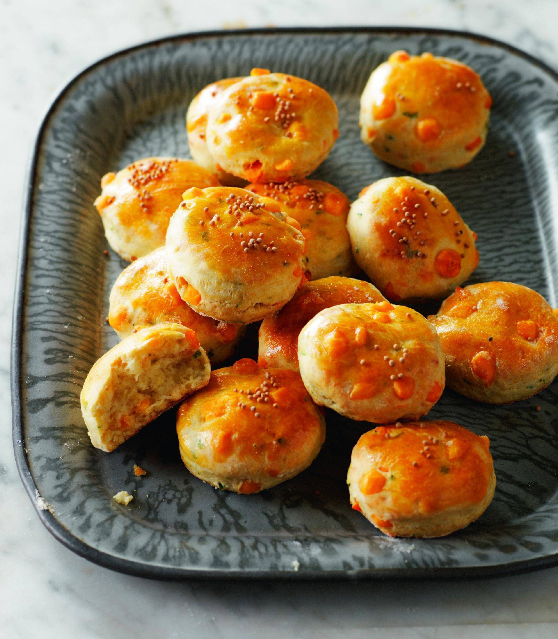 Scones mit Käse und Schnittlauch - Rezepte Prep &amp; Cook | Krups