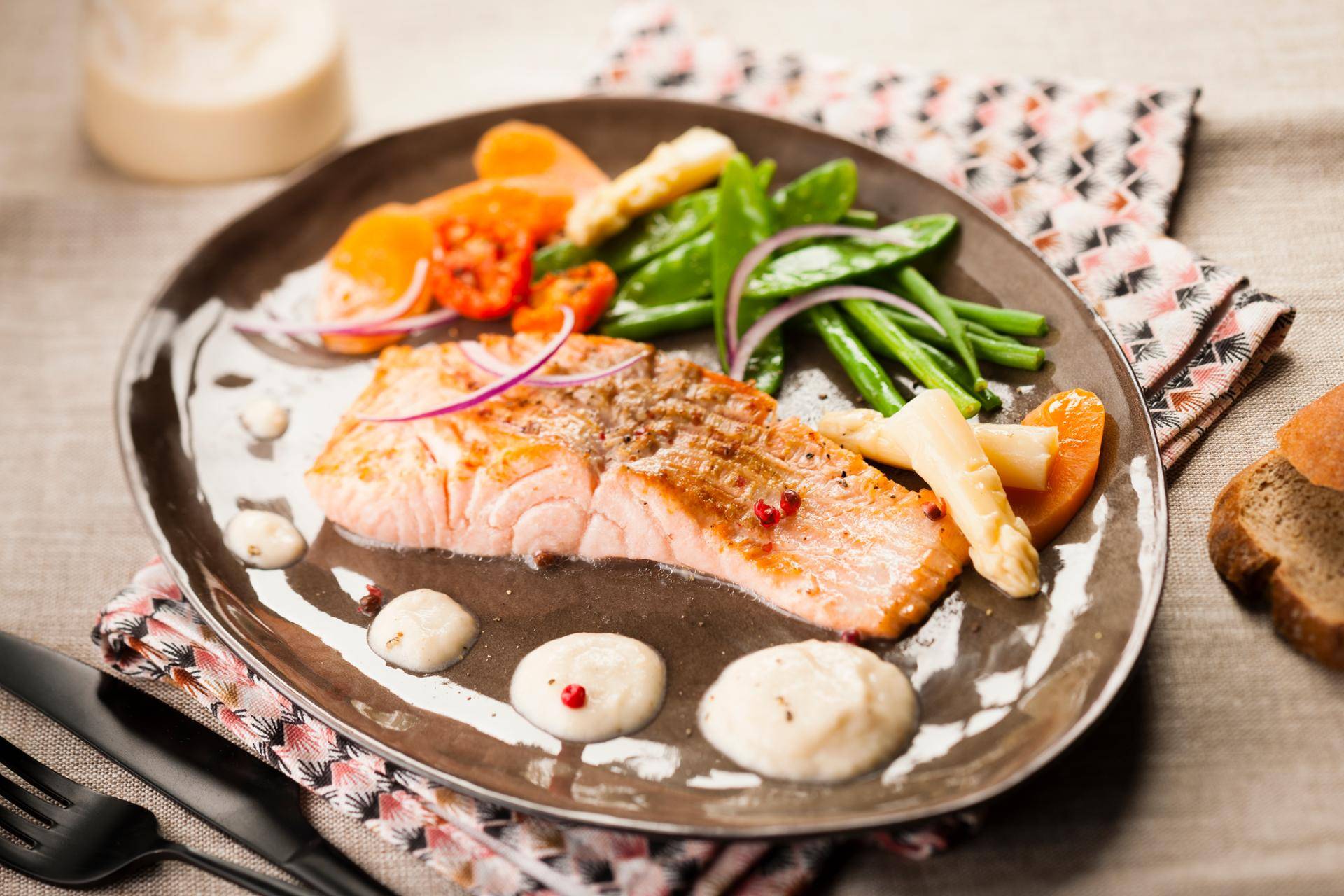 Lachs mit Spargelsauce - Rezepte Cookeo | Krups