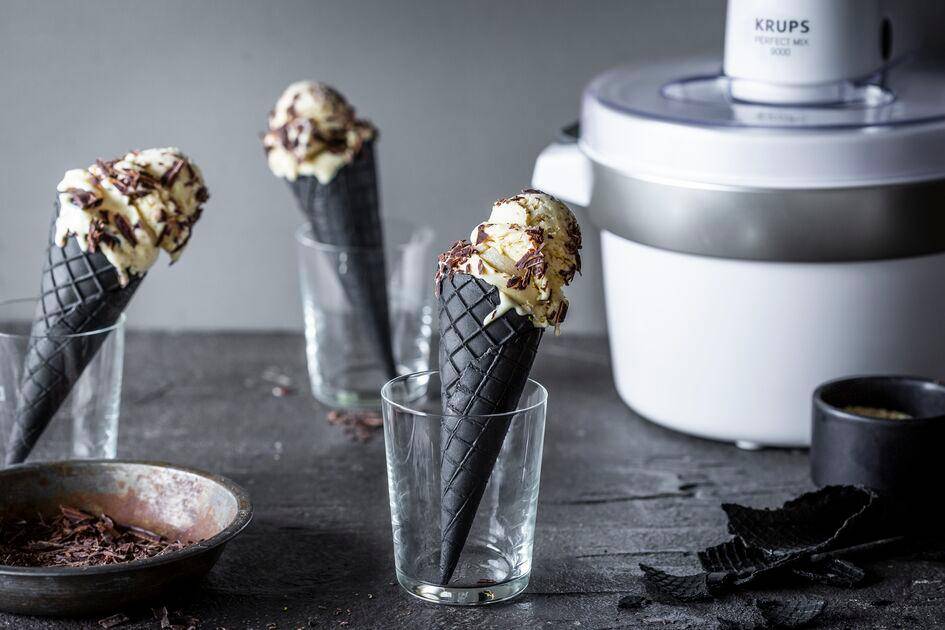 Sesameis mit dunklem Schoko-Topping - Rezepte undefined | Krups