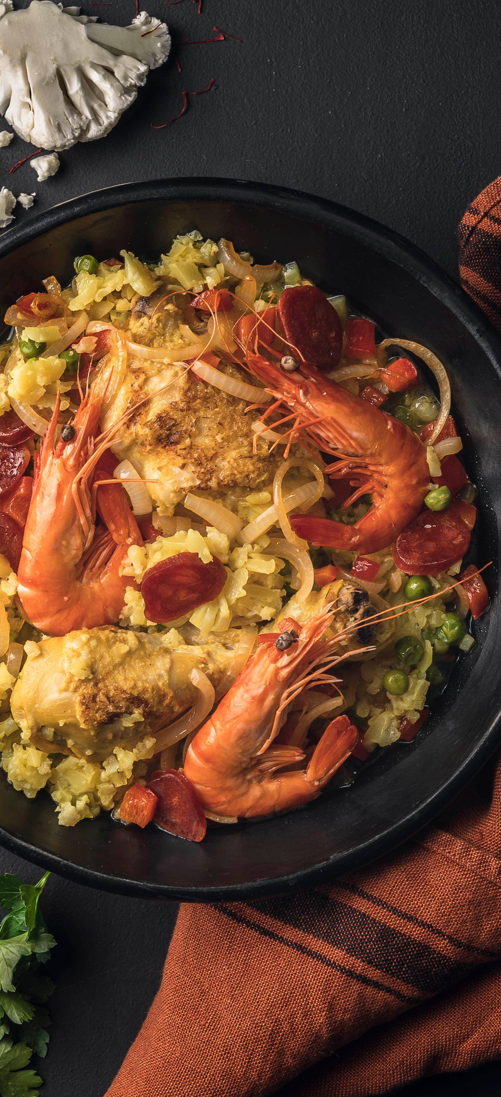 Blumenkohl-Paella mit Safran - Rezepte Cookeo | Krups