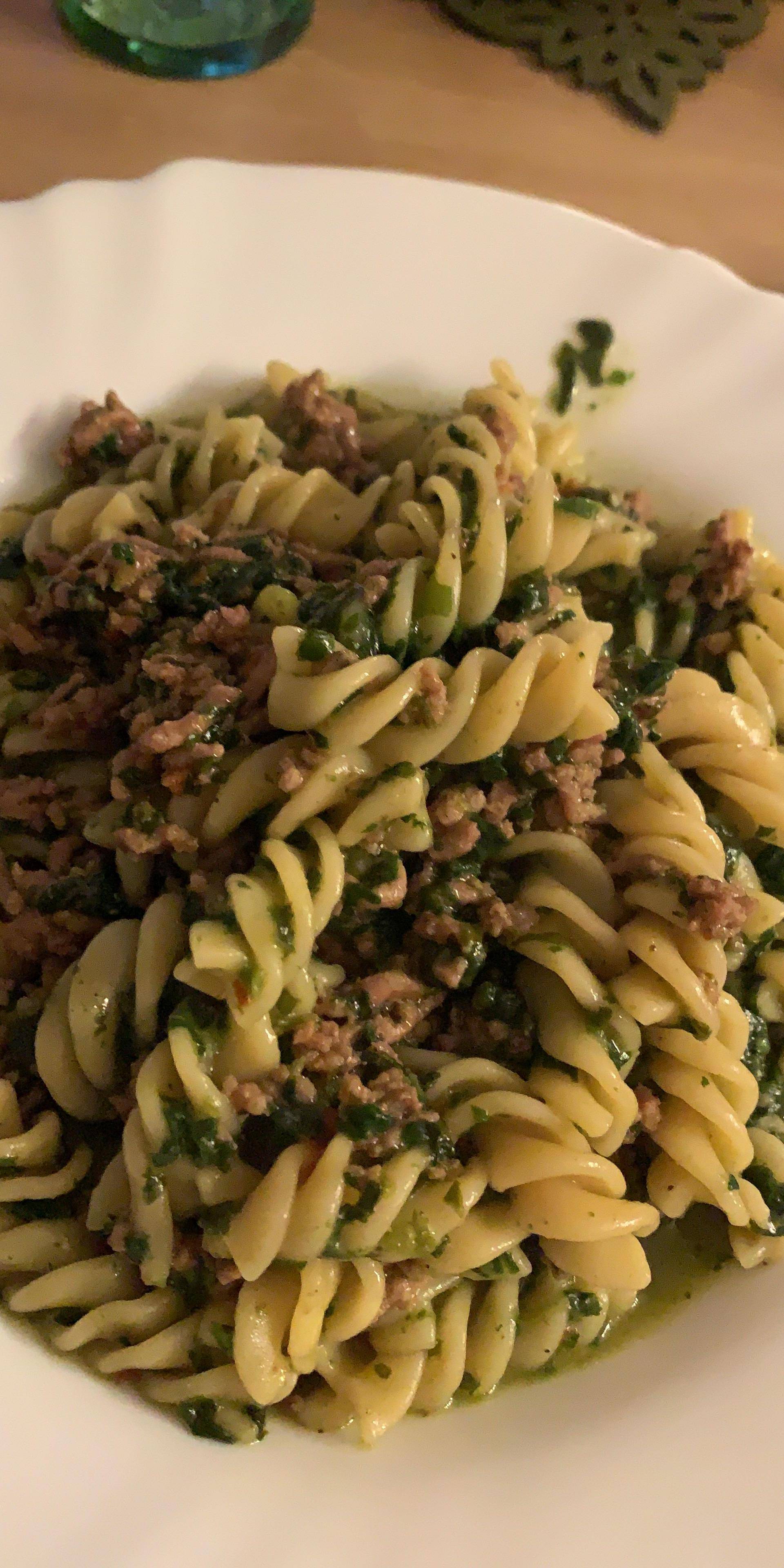 Hackfleischnudeln mit Spinat - Rezepte Cookeo | Krups