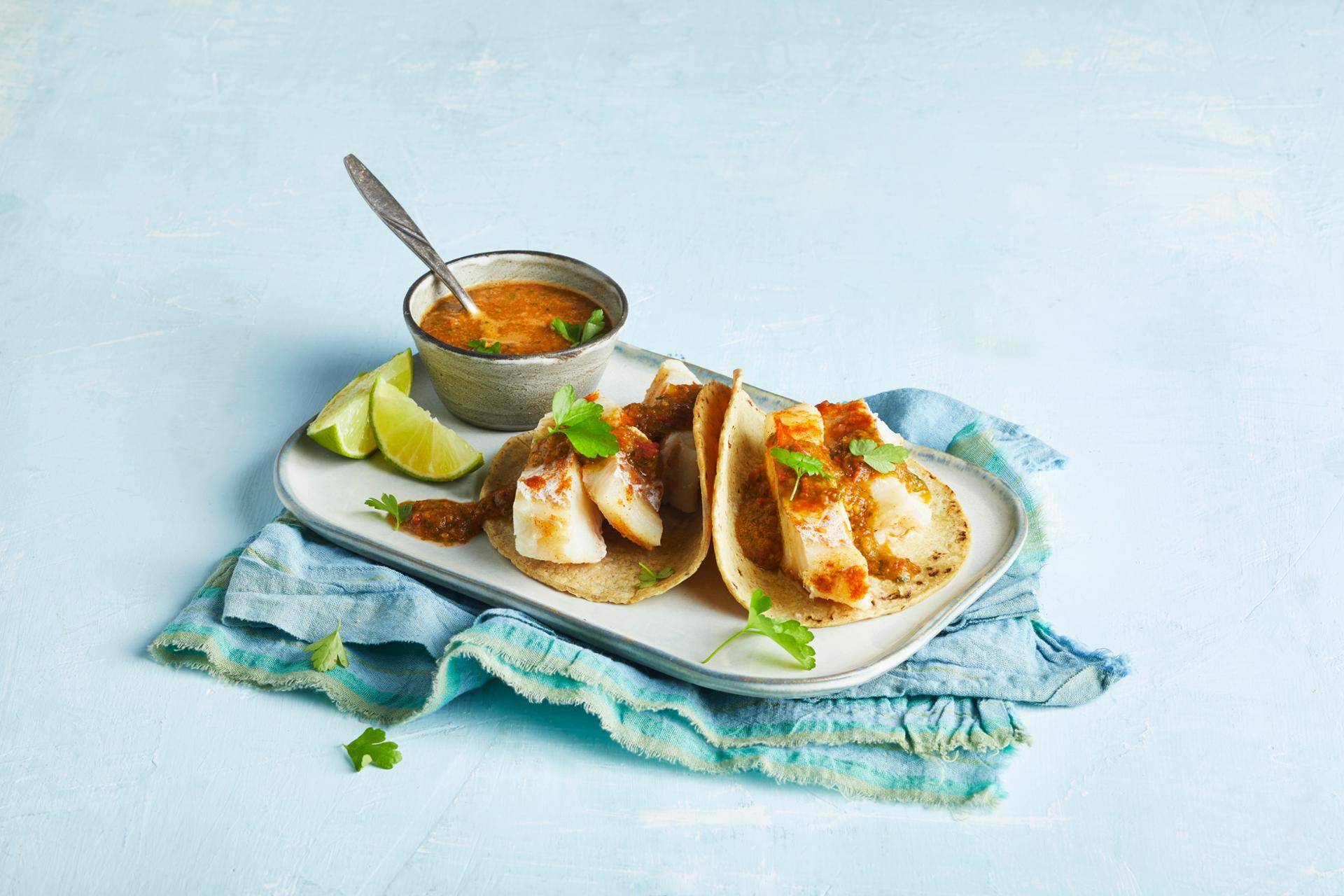 Fisch-Tacos mit Tomatensalsa - Rezepte Cookeo V3 | Krups