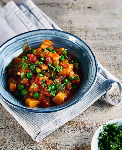 Süßkartoffel-Curry mit Knackerbsen - Rezepte undefined | Krups