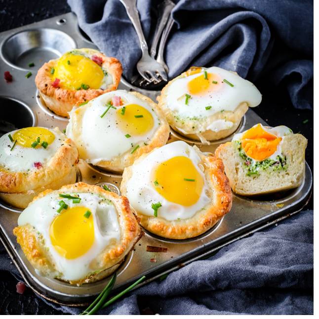 Ei-Schinken-Muffins - Rezepte Prep & Cook | Krups