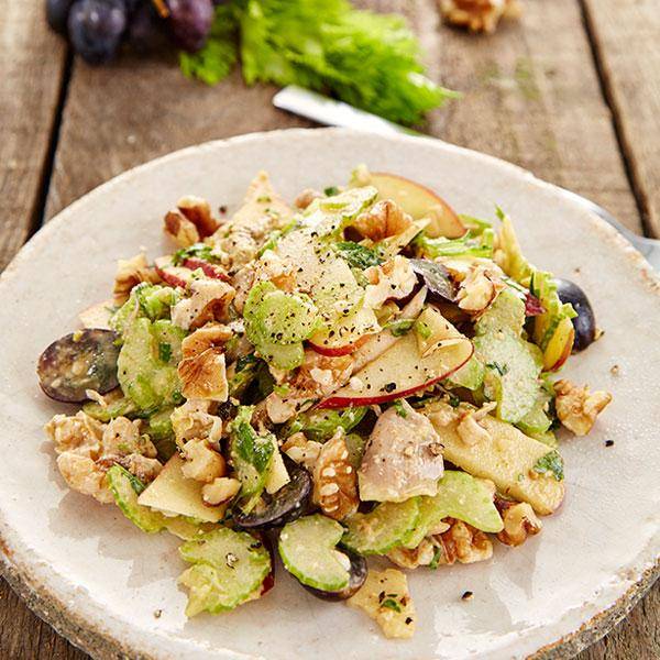 Sellerie-Hähnchensalat mit Trauben - Rezepte Prep & Cook | Krups