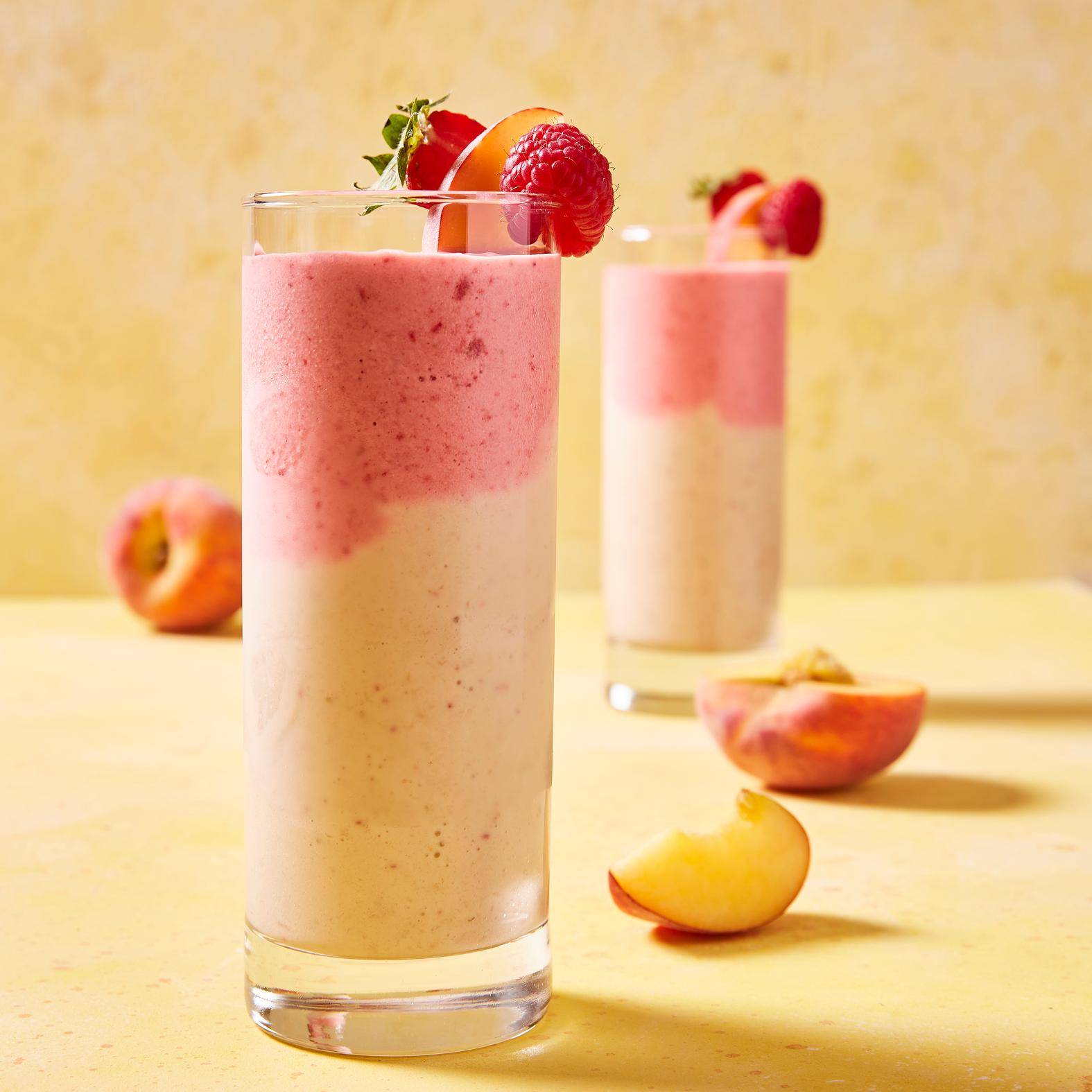Cremiger Smoothie aus Pfirsich und roten Beeren - Rezepte Perfectmix + | Krups
