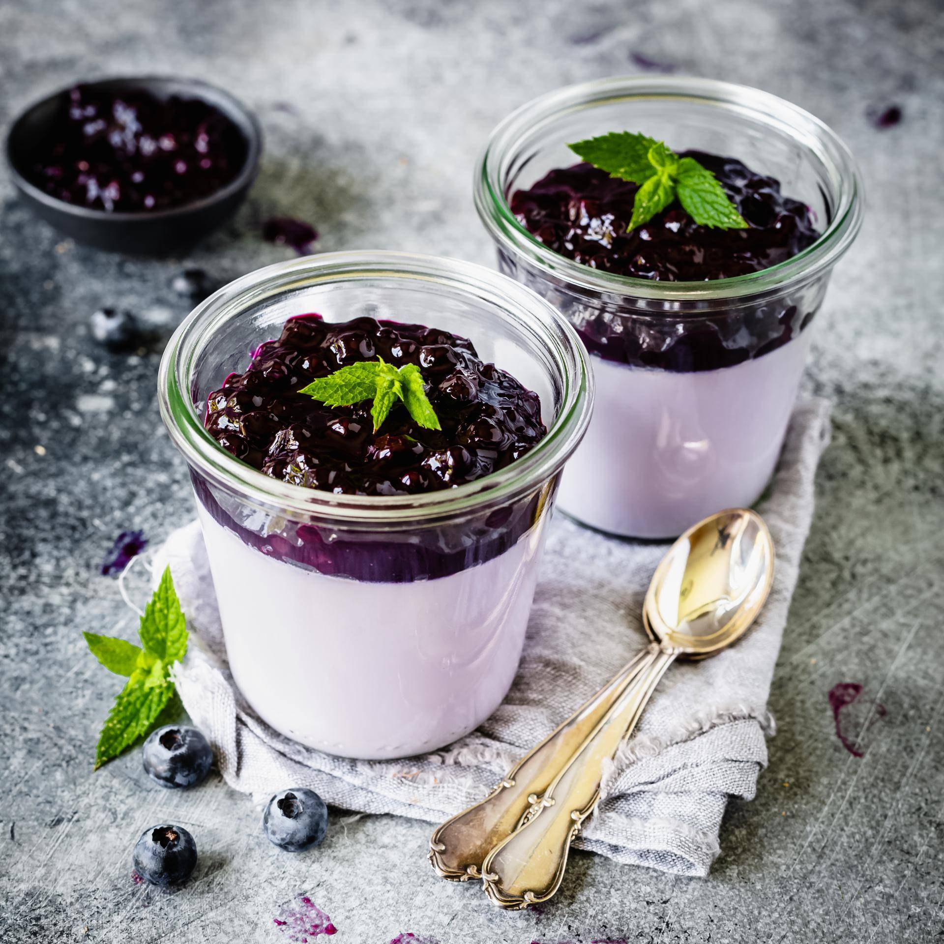 Heidelbeer-Panna Cotta - Rezepte Prep & Cook | Krups