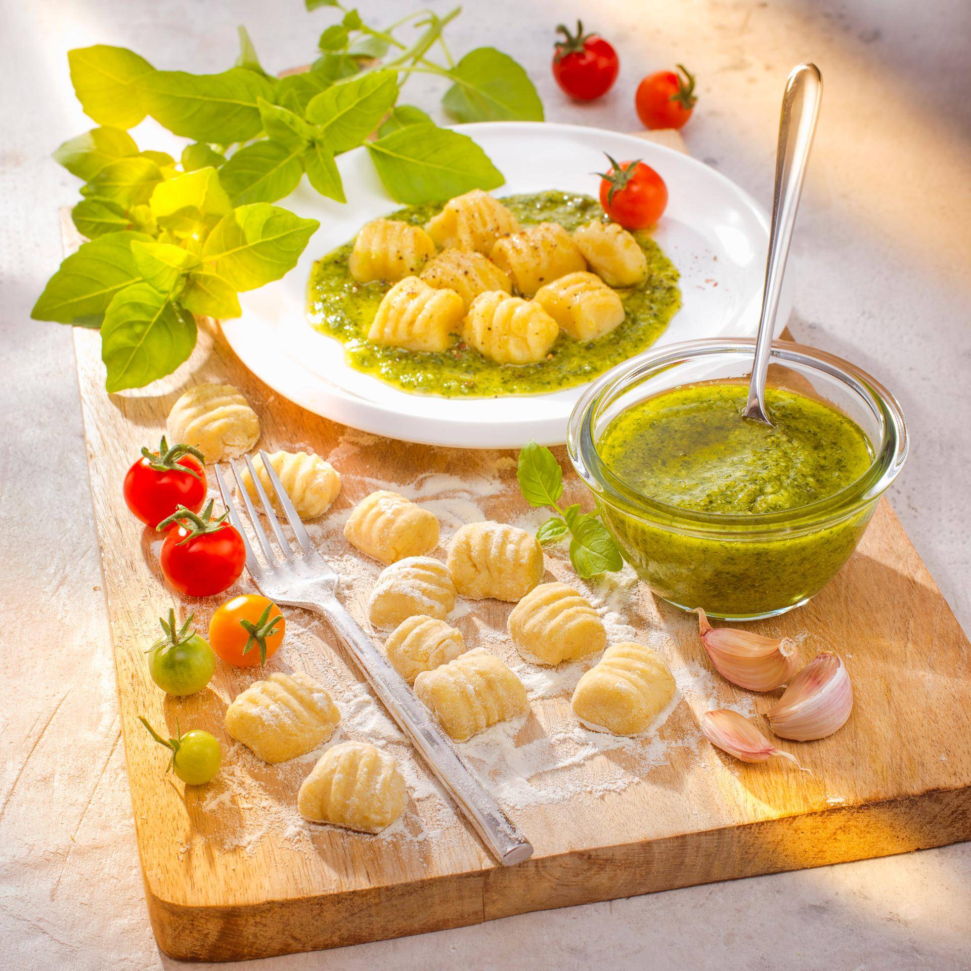 Hausgemachte Gnocchi mit Pesto - Rezepte Prep & Cook | Krups