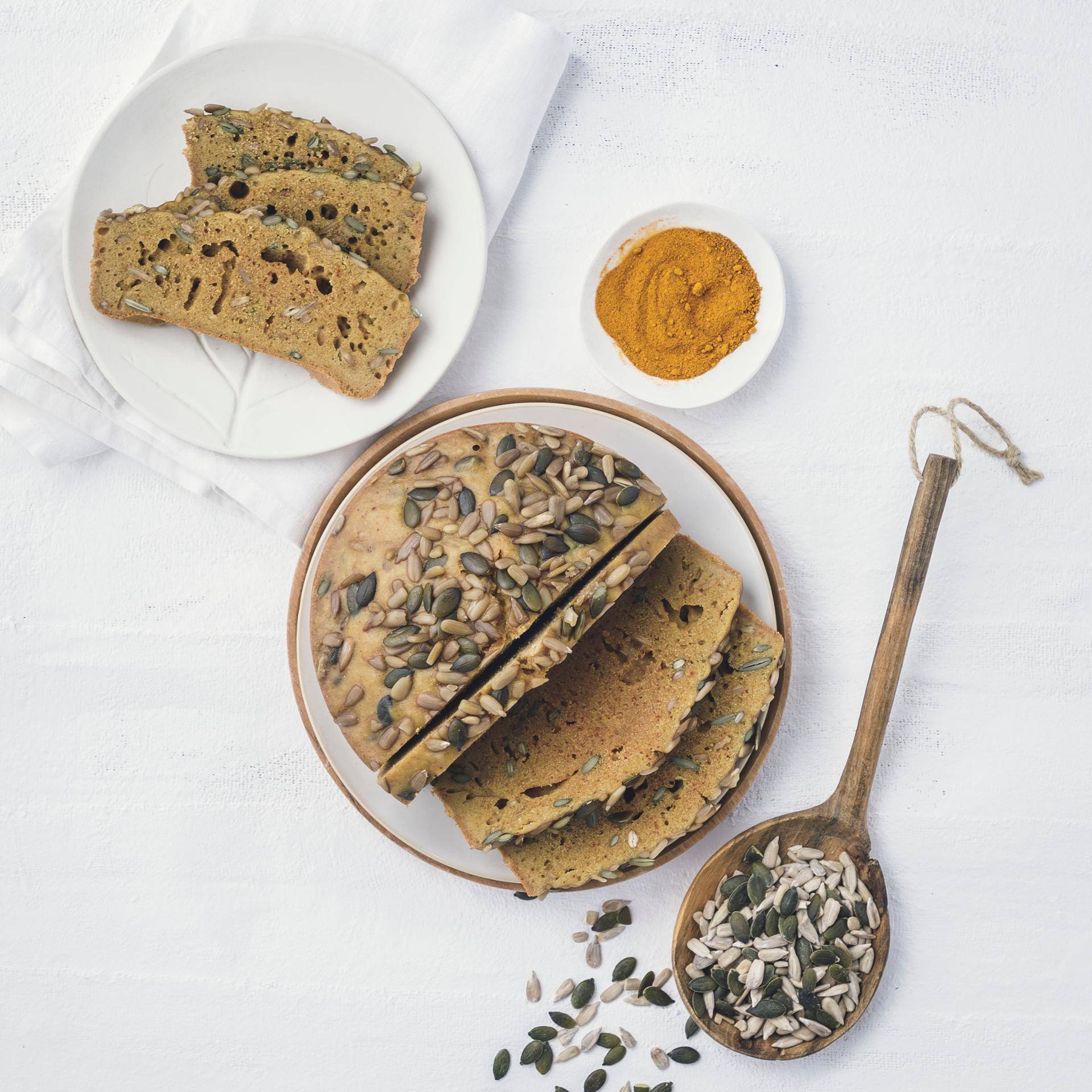 Glutenfreies Kurkumabrot - Rezepte Cookeo | Krups