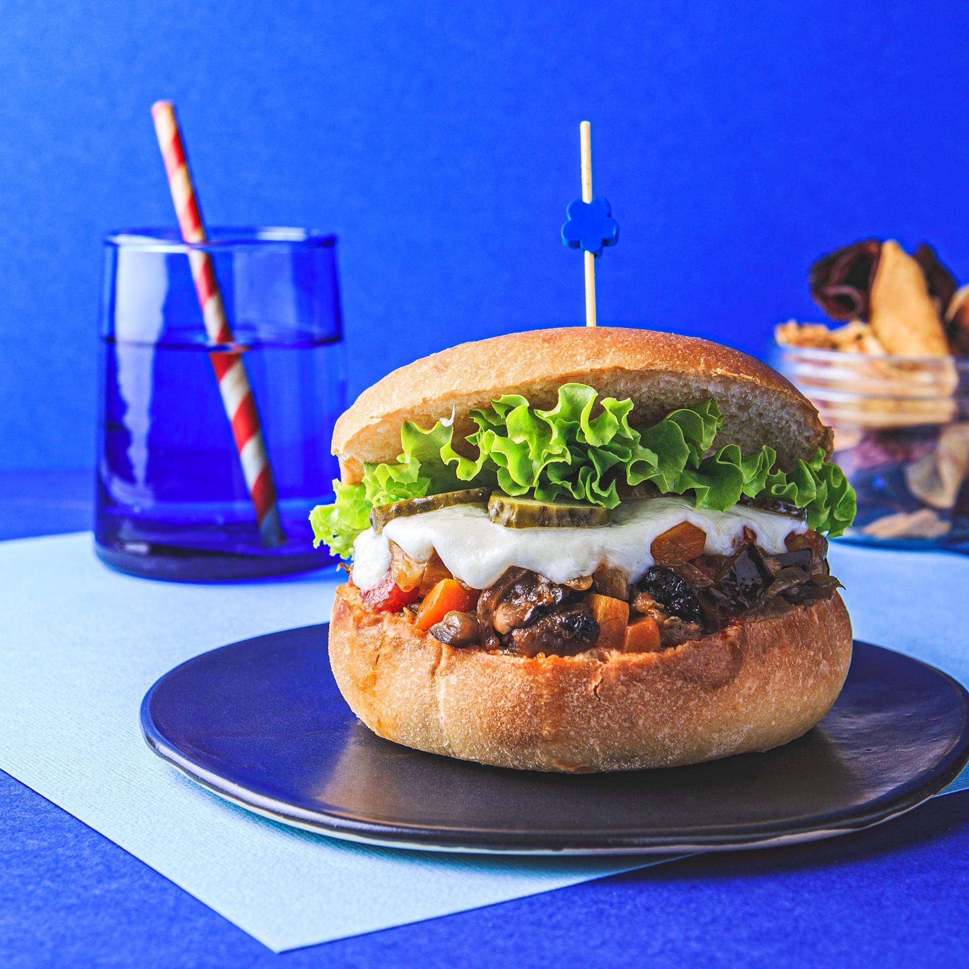 Gemüse-Cheeseburger - Rezepte Cookeo | Krups