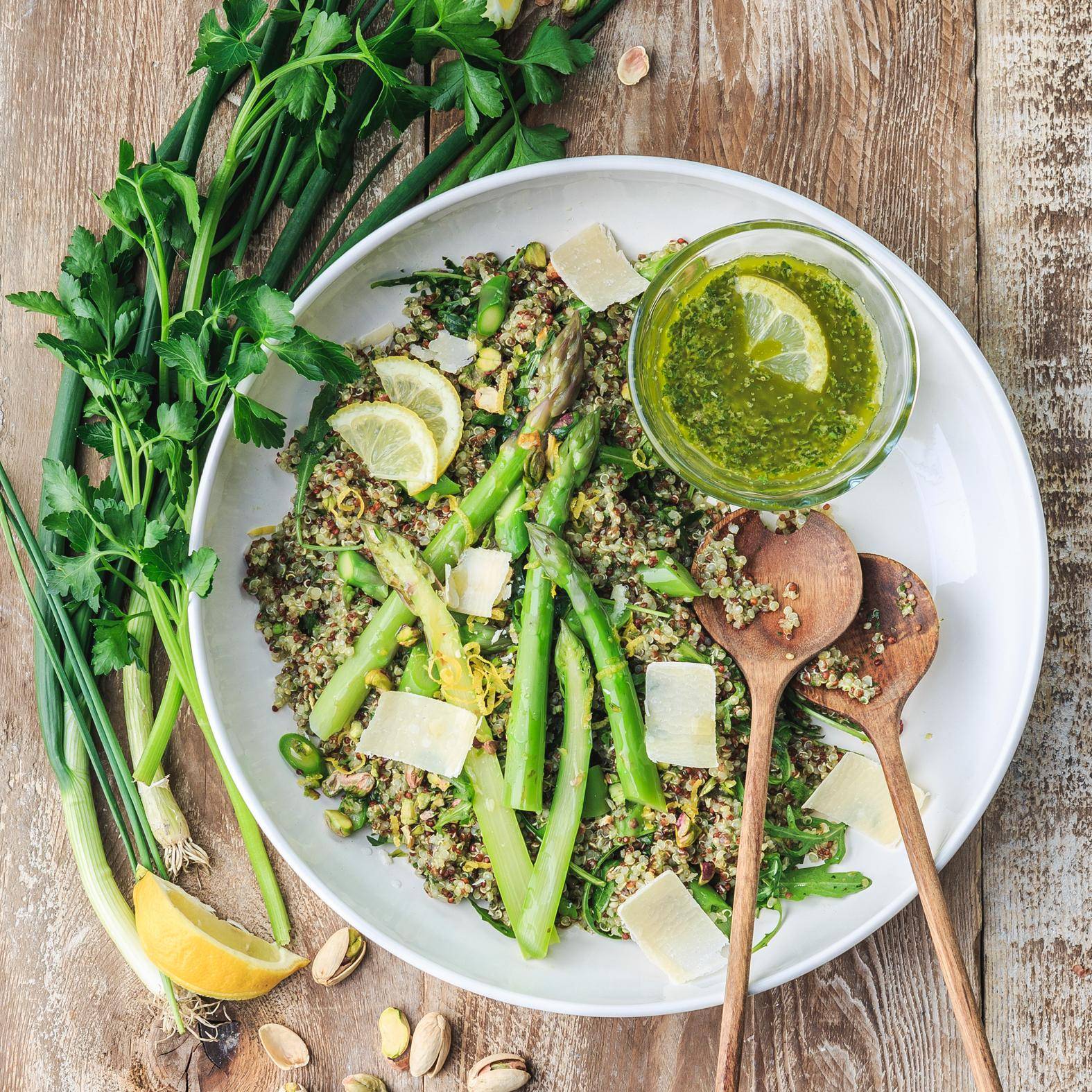 Quinoa mit Zitronen-Spargelsauce - Rezepte Prep & Cook | Krups