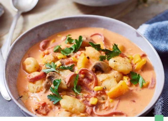 Bunter Gnocchitopf mit Salamistreifen - Rezepte Prep & Cook XL | Krups