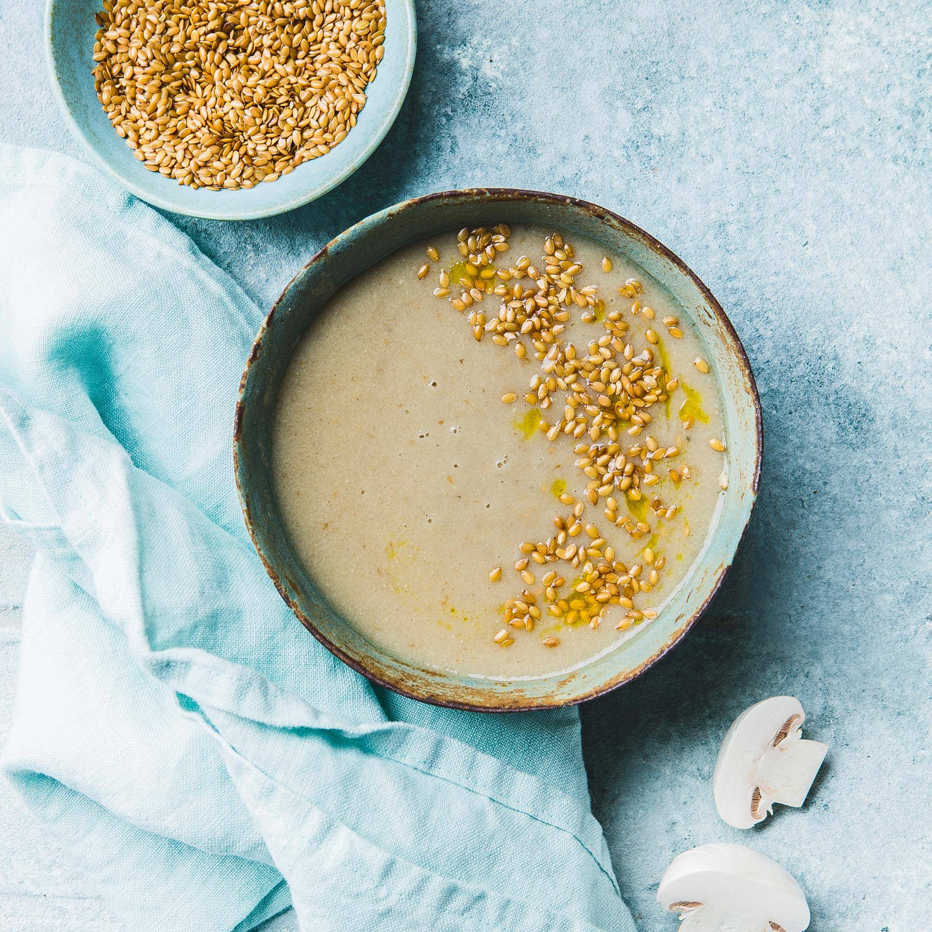 Pilz-Leinsamen-Cremesuppe - Rezepte Cookeo | Krups