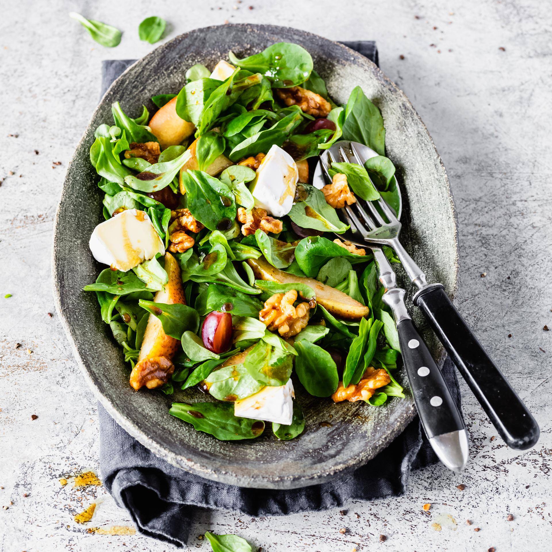 Feldsalat mit Birne - Rezepte Prep & Cook Connect | Krups