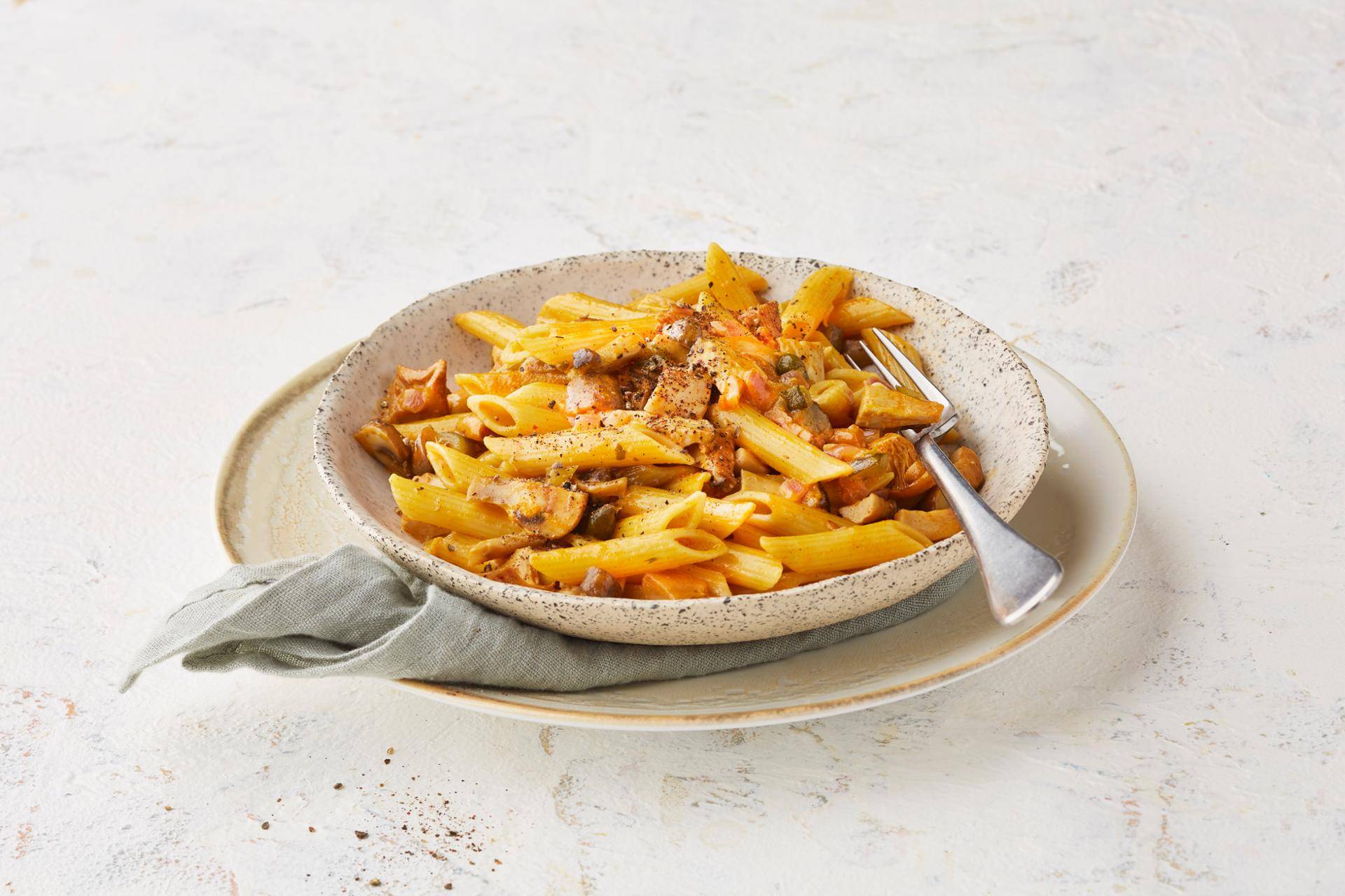 Veggie Pilz Stroganoff Pasta - Rezepte Cookeo | Krups