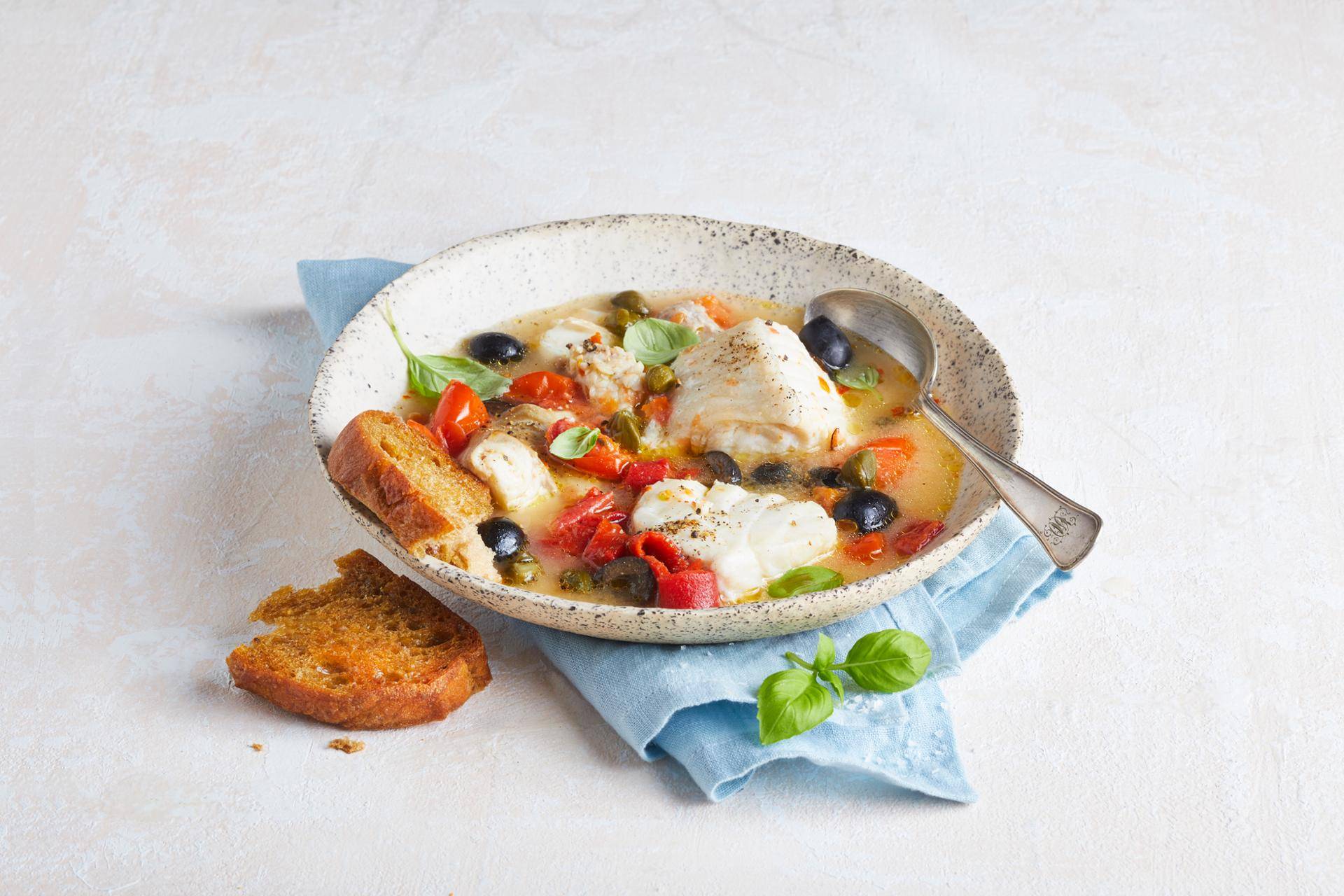 Fischtopf mit Röstbrot - Rezepte Cookeo | Krups