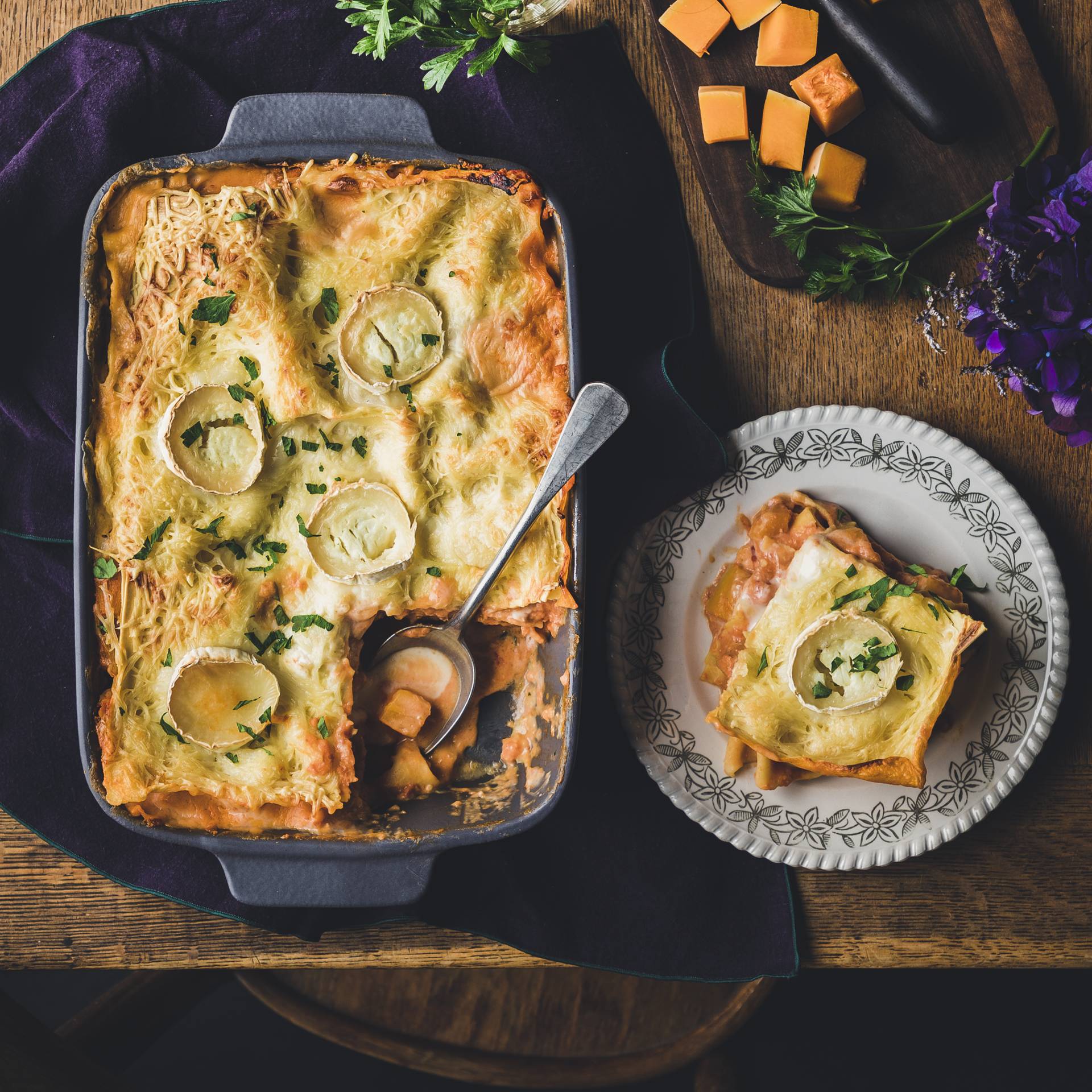 Lasagne mit Butternusskürbis und Ziegenkäse - Rezepte Prep & Cook | Krups
