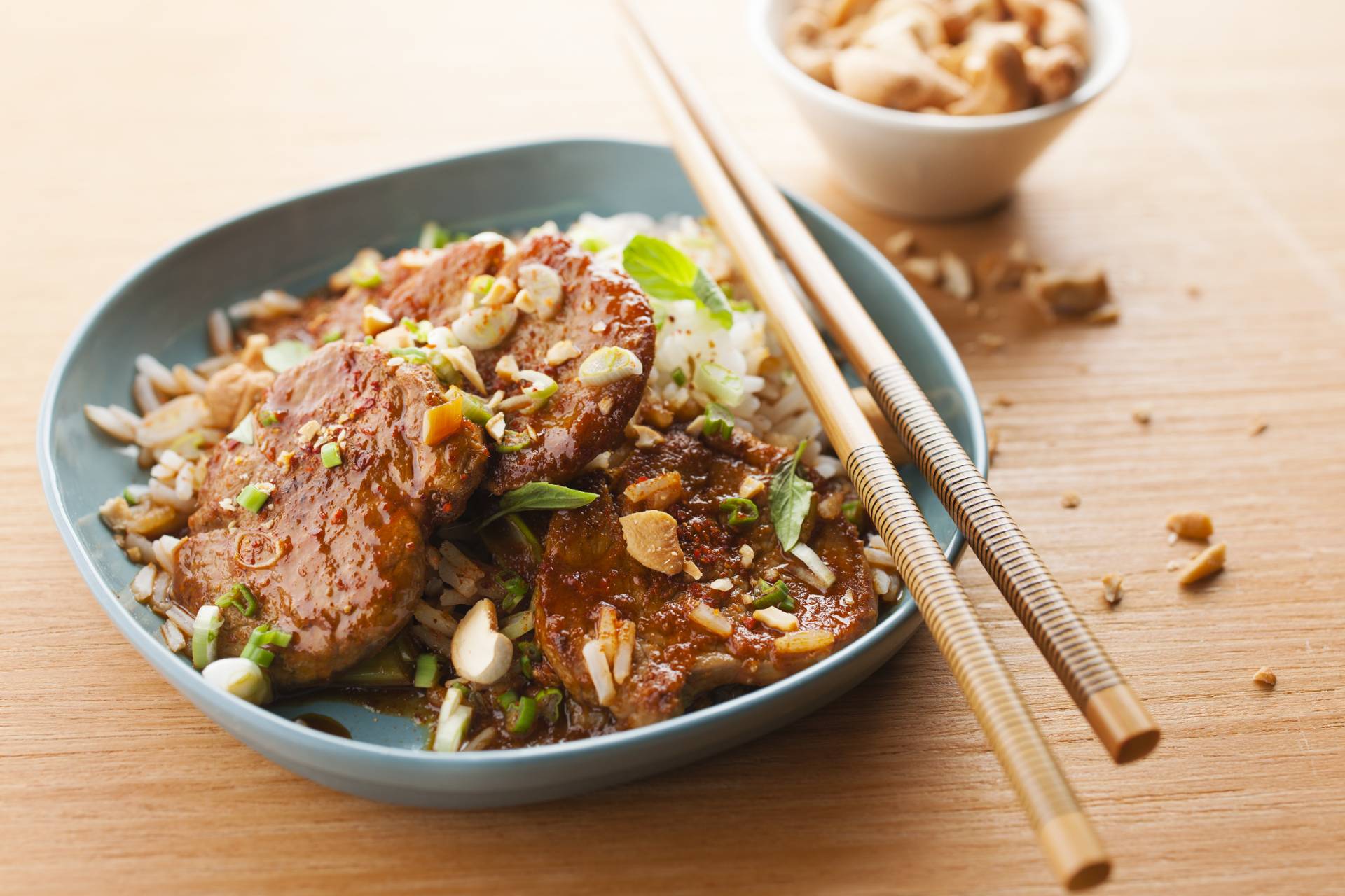 Schweinefilet mit Cashews - Rezepte Cookeo | Krups