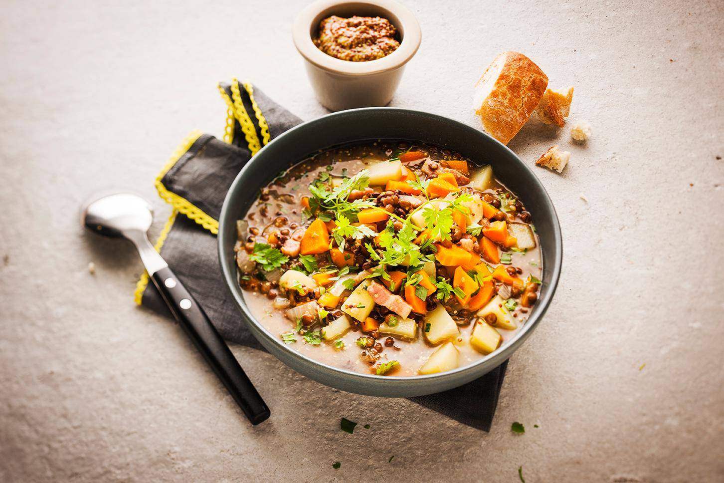 Linseneintopf mit Kräutern - Rezepte Cookeo | Krups