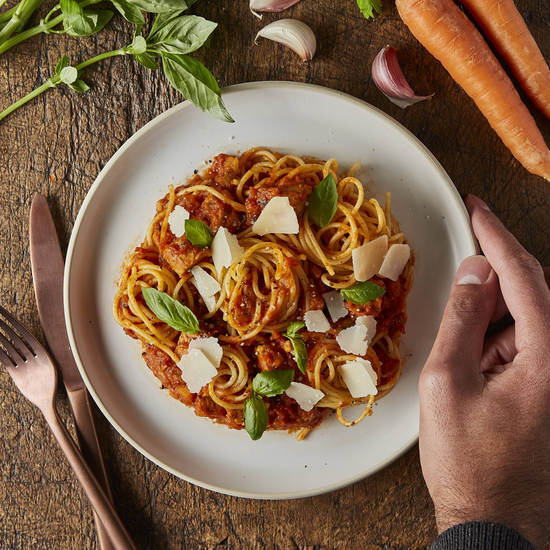 Spaghettisoße mit Tempeh - Rezepte undefined | Krups