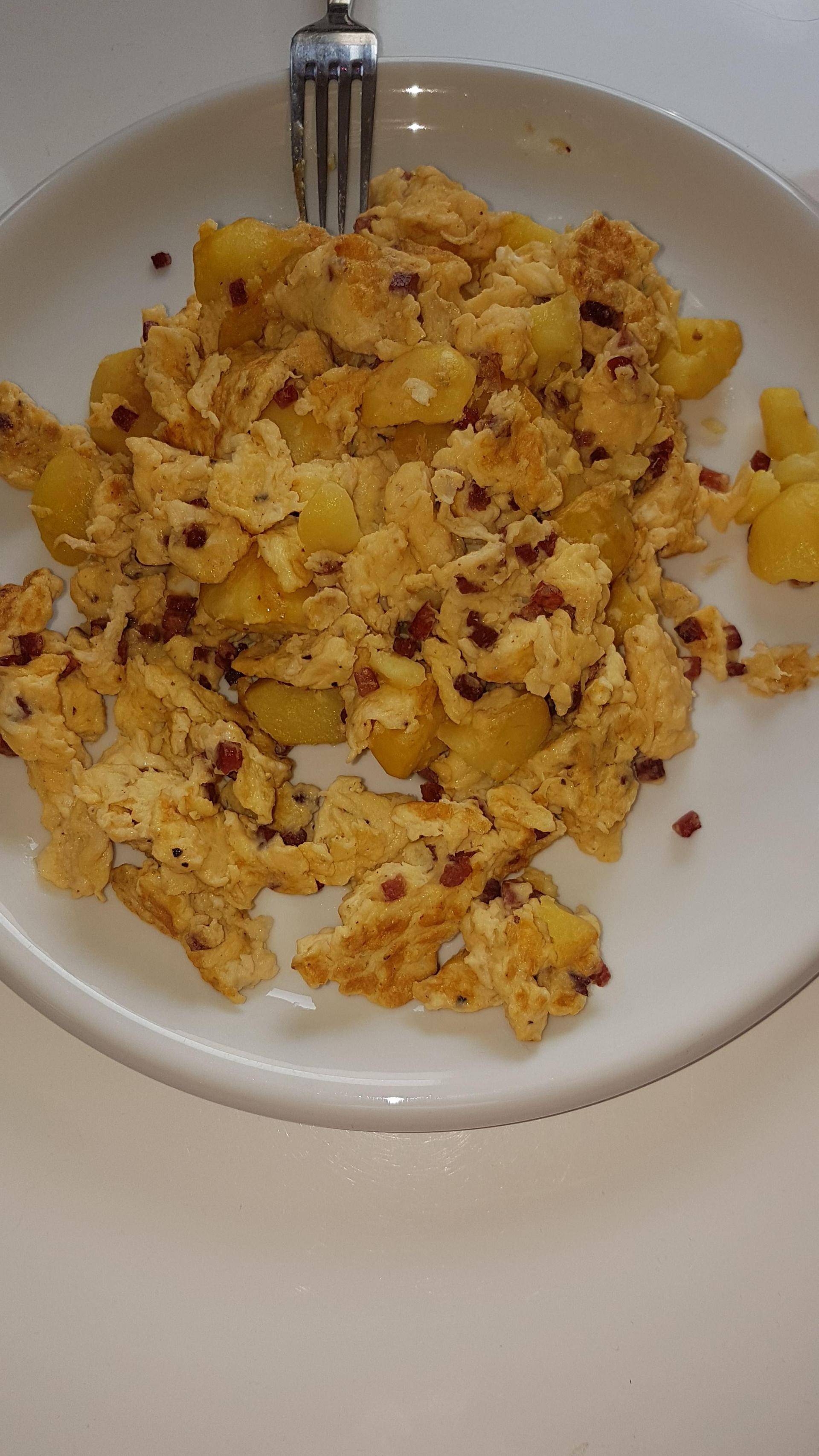 Rührei mit Speck und Kartoffeln - Rezepte Cookeo | Krups