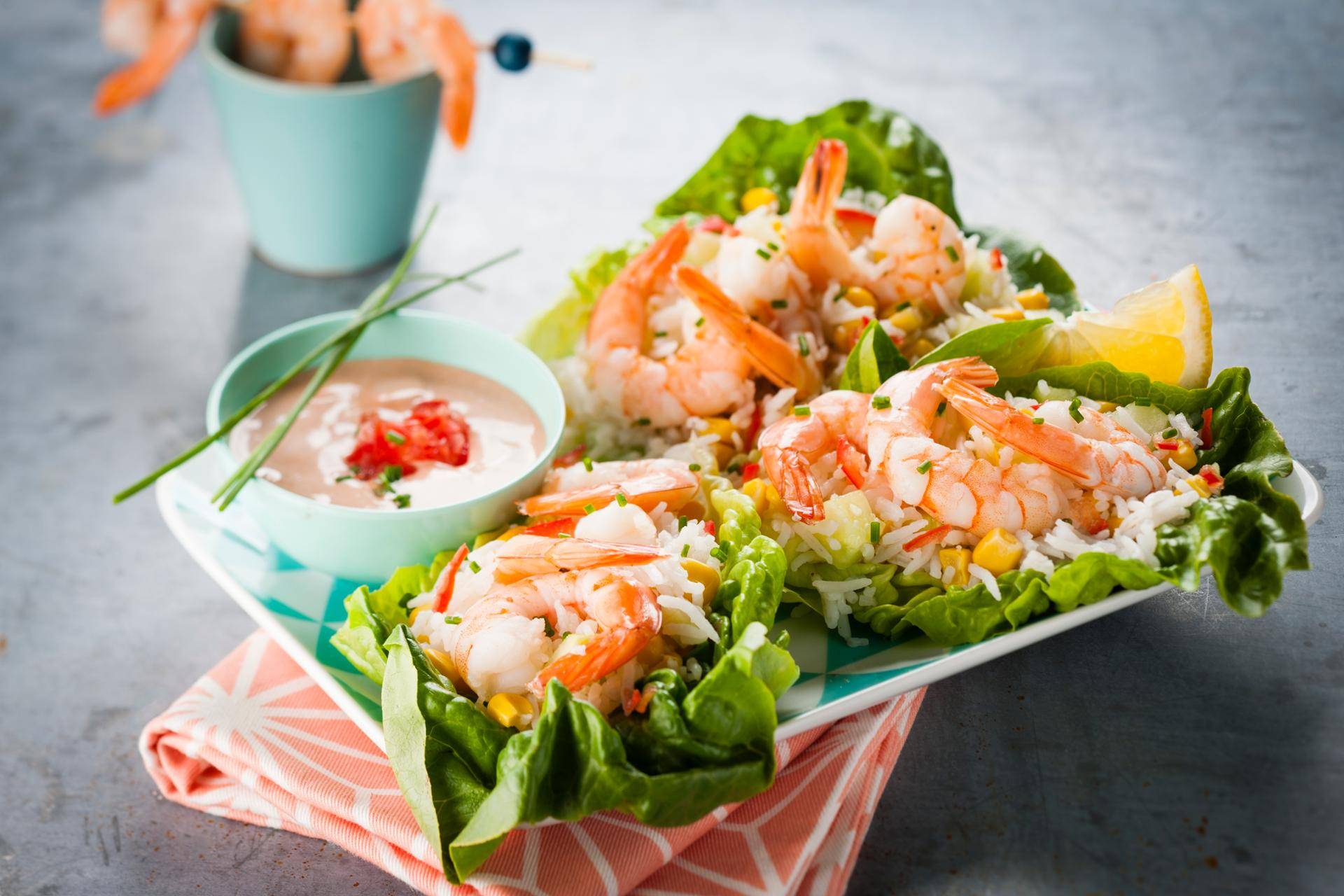 Reissalat mit Garnelen - Rezepte Cookeo | Krups