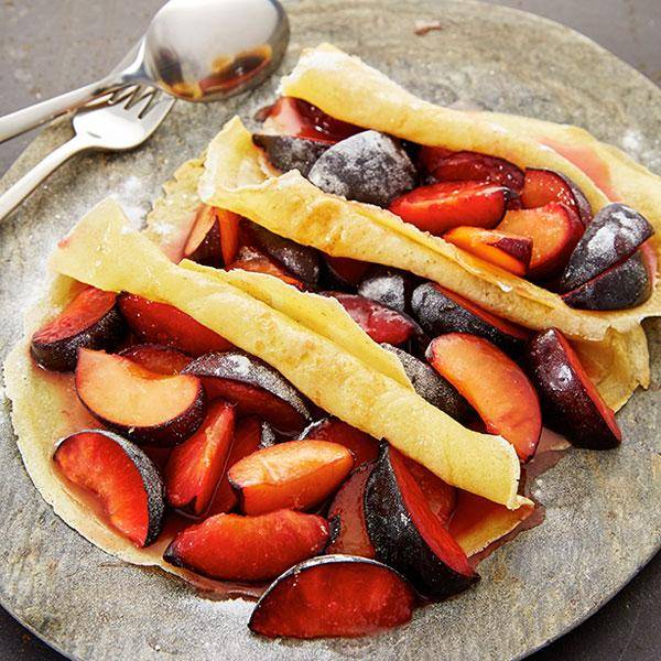 Pfannkuchen mit Zitronenpflaumen - Rezepte Prep & Cook | Krups