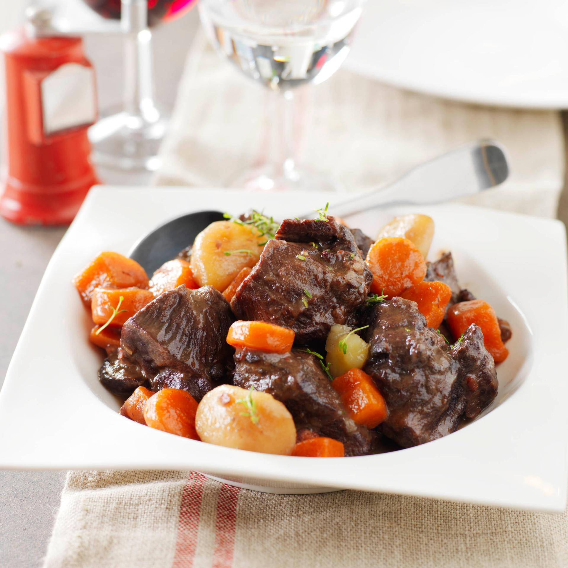 Rinderbacke mit Rotwein und Wintergemüse - Rezepte Prep & Cook | Krups