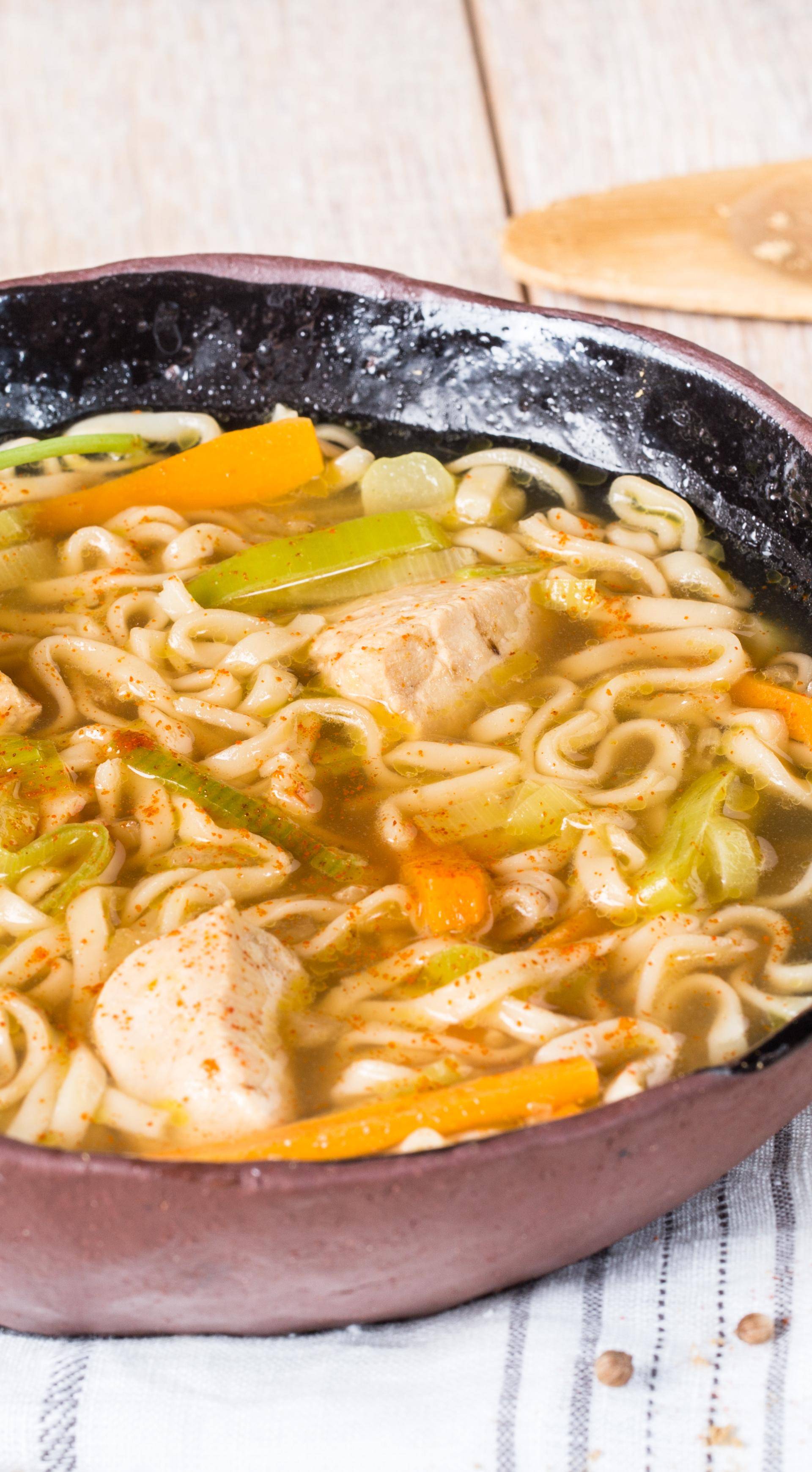 Herzhafte Nudelsuppe - Rezepte Cookeo | Krups