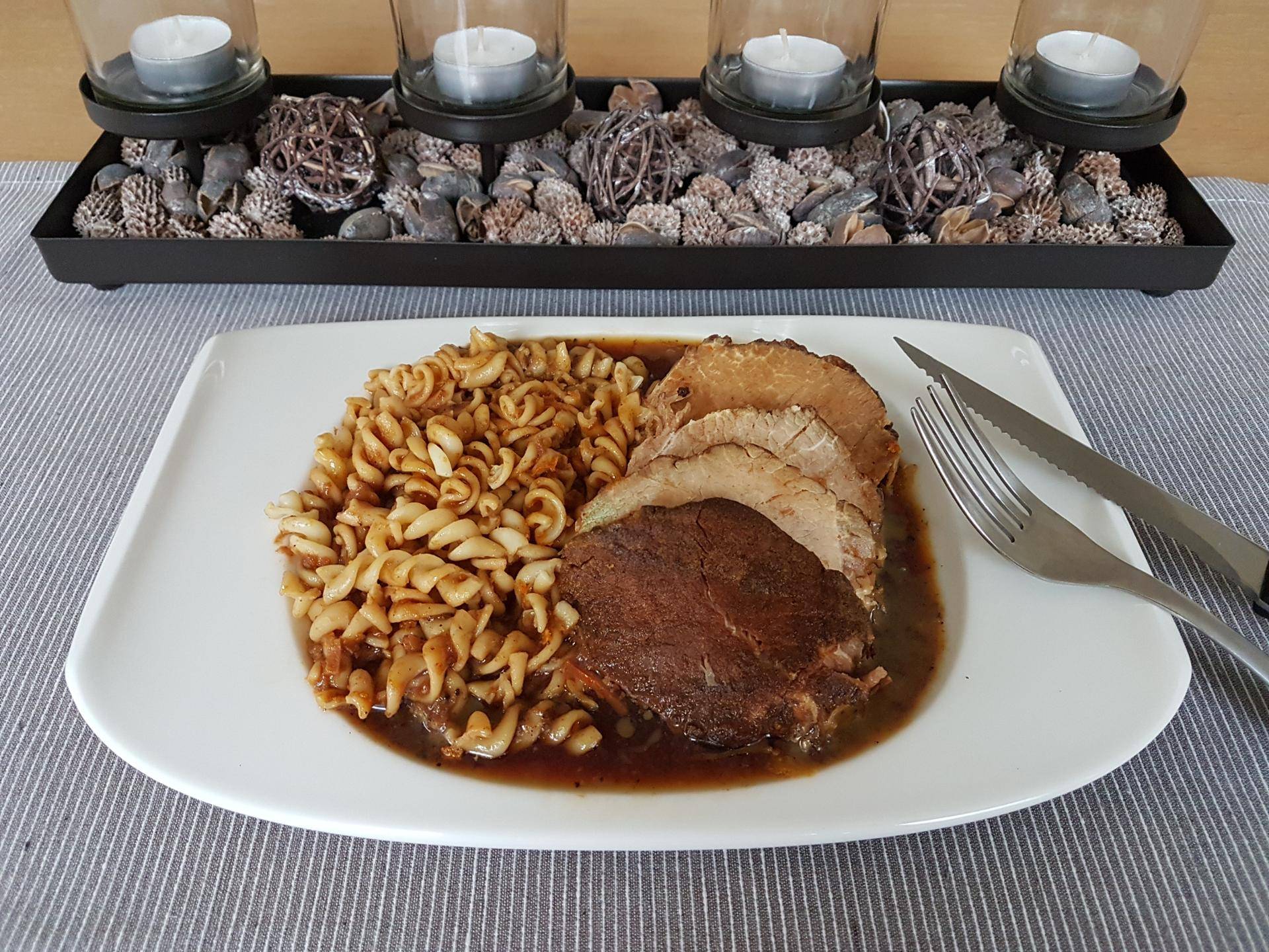 Schweinebraten mit Sauce - Rezepte Cookeo | Krups